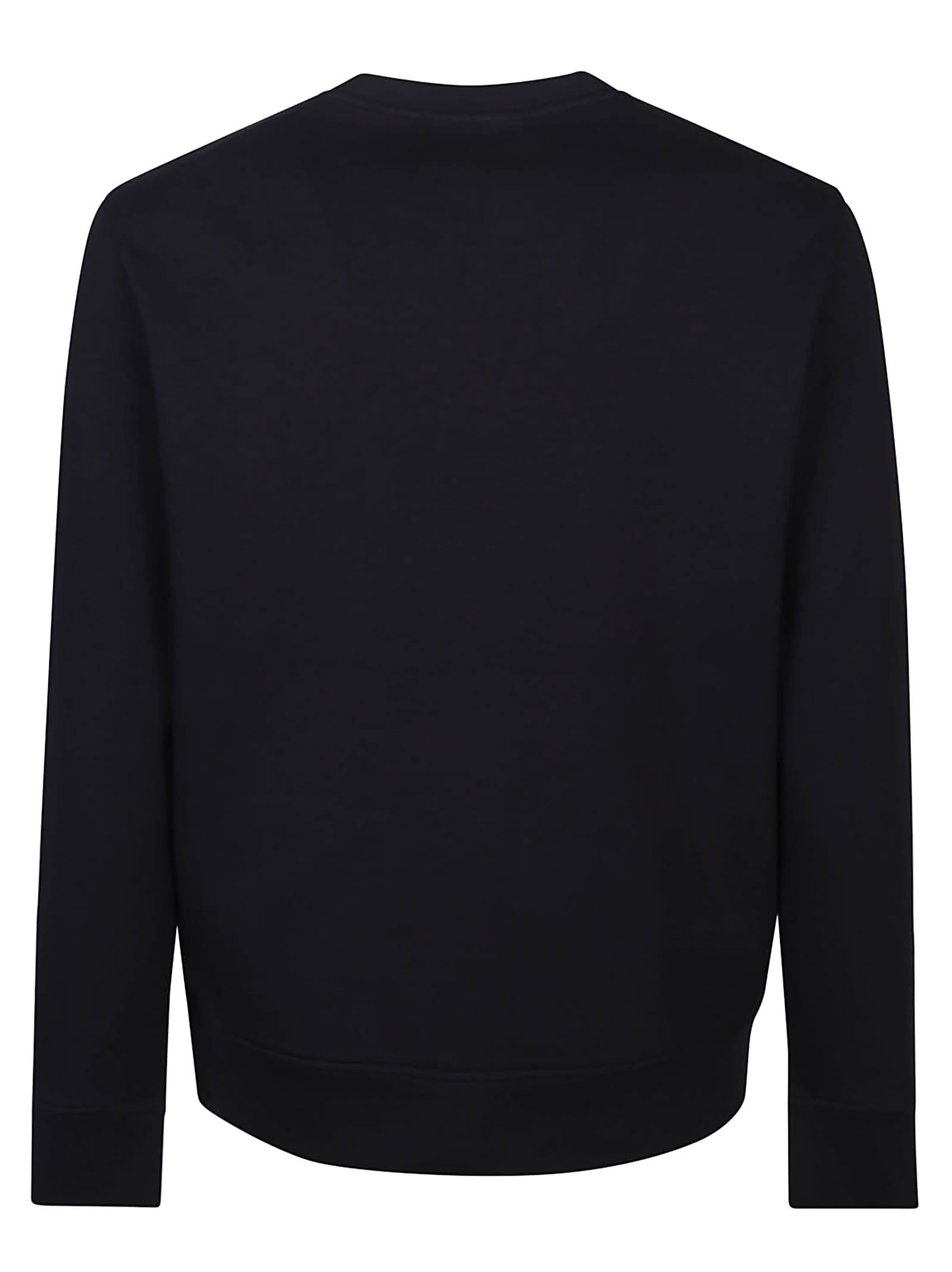 Shop Emporio Armani Sweatshirt In Blu Navy