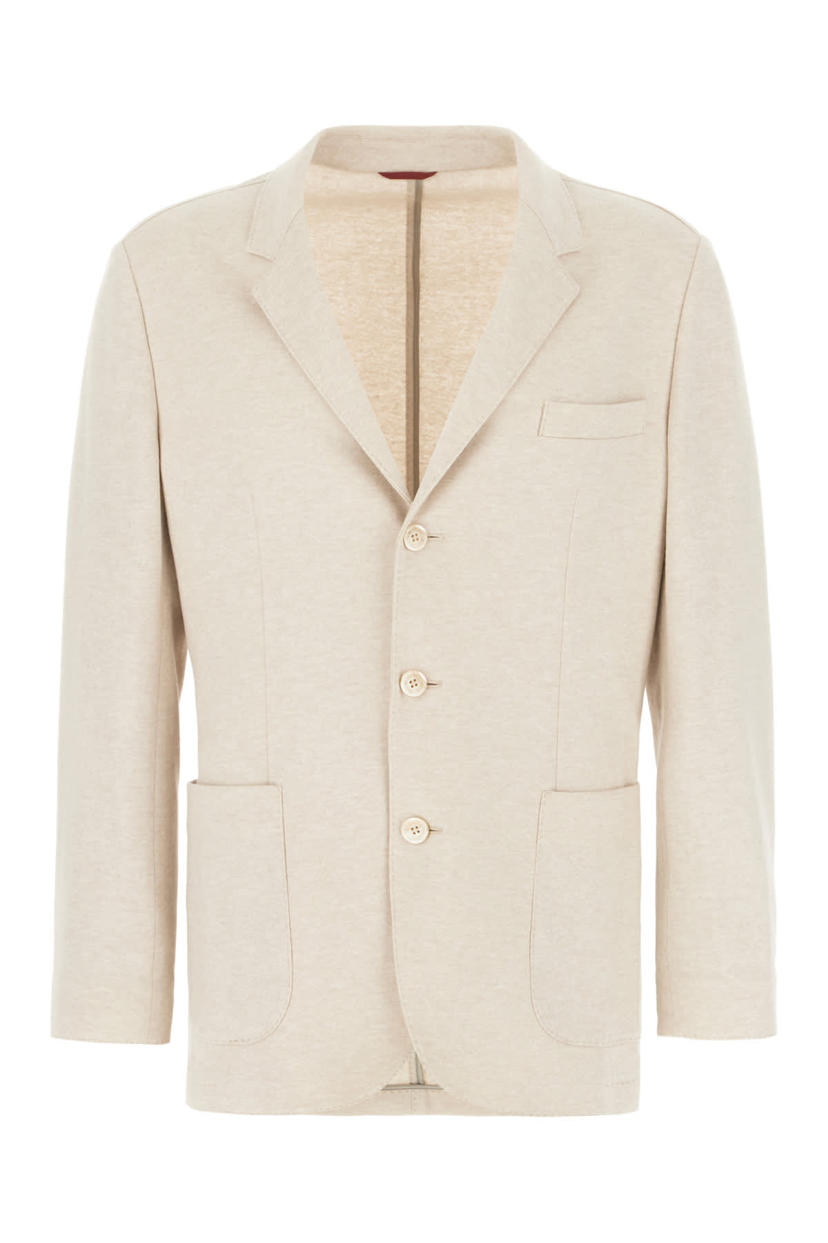 Shop Brunello Cucinelli Sand Cashmere Blazer