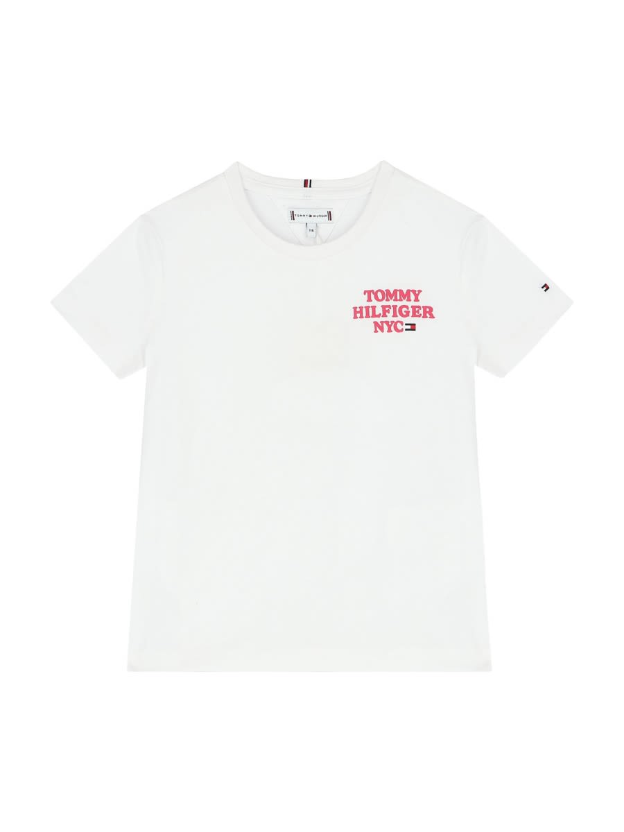 Tommy Hilfiger Nyc Graphic T-shirt In White