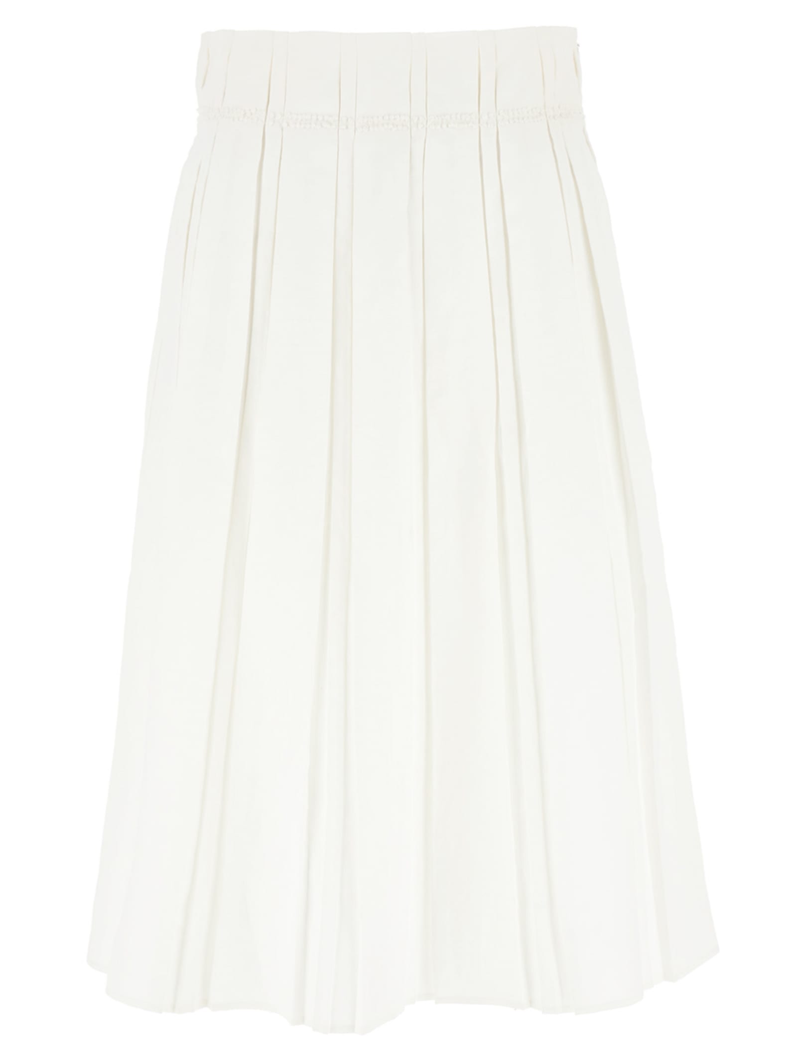 Shop Jil Sander Midi Skirt