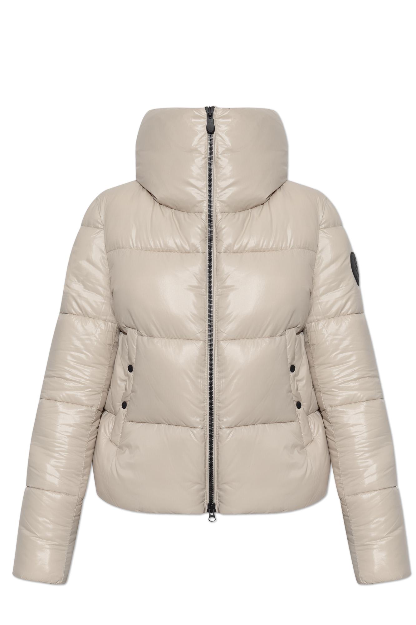 Shop Save The Duck Padded Jacket Isla In Rainy Beige