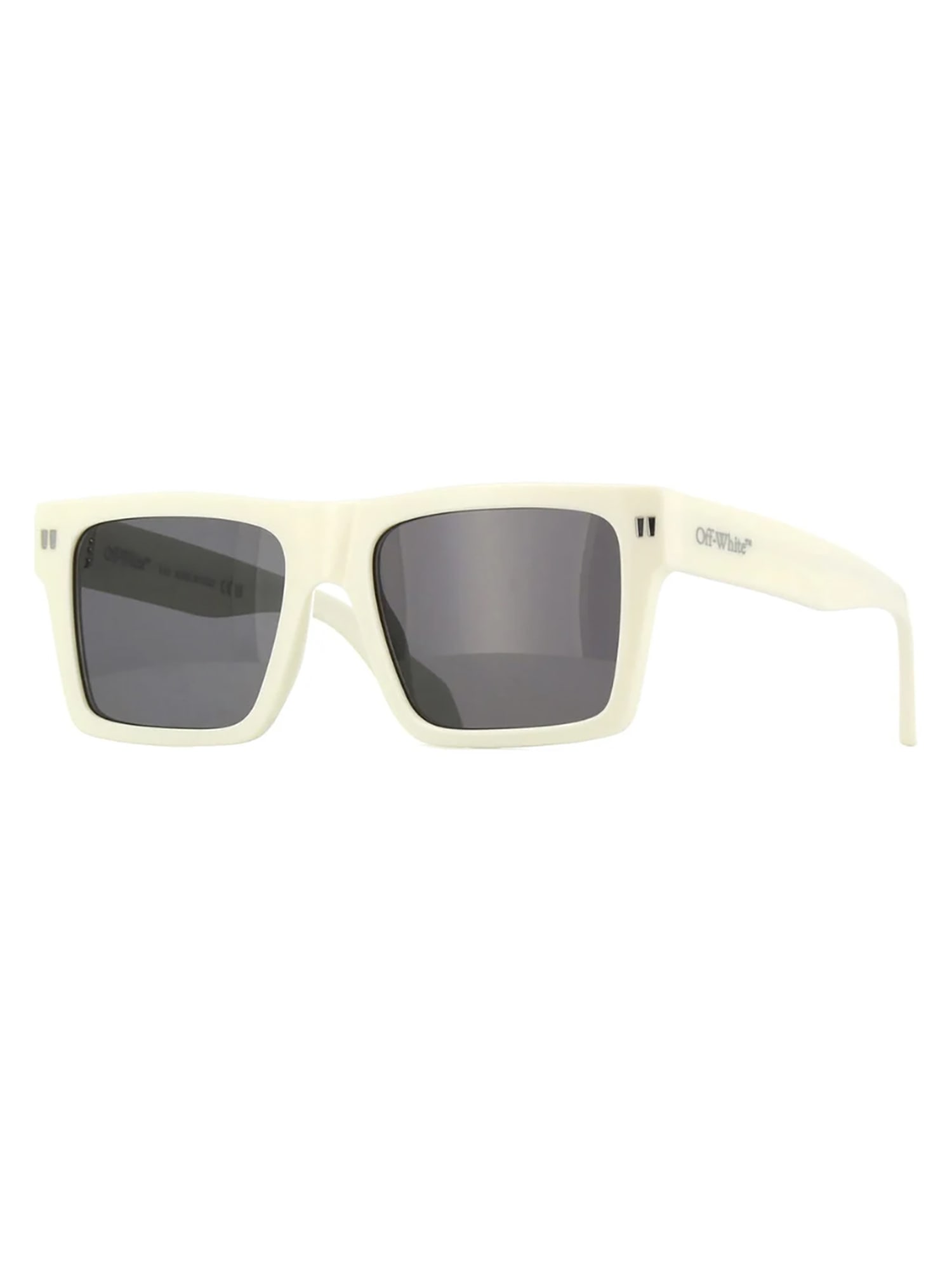 Shop Off-white Oeri109 Lawton Sunglasses In White