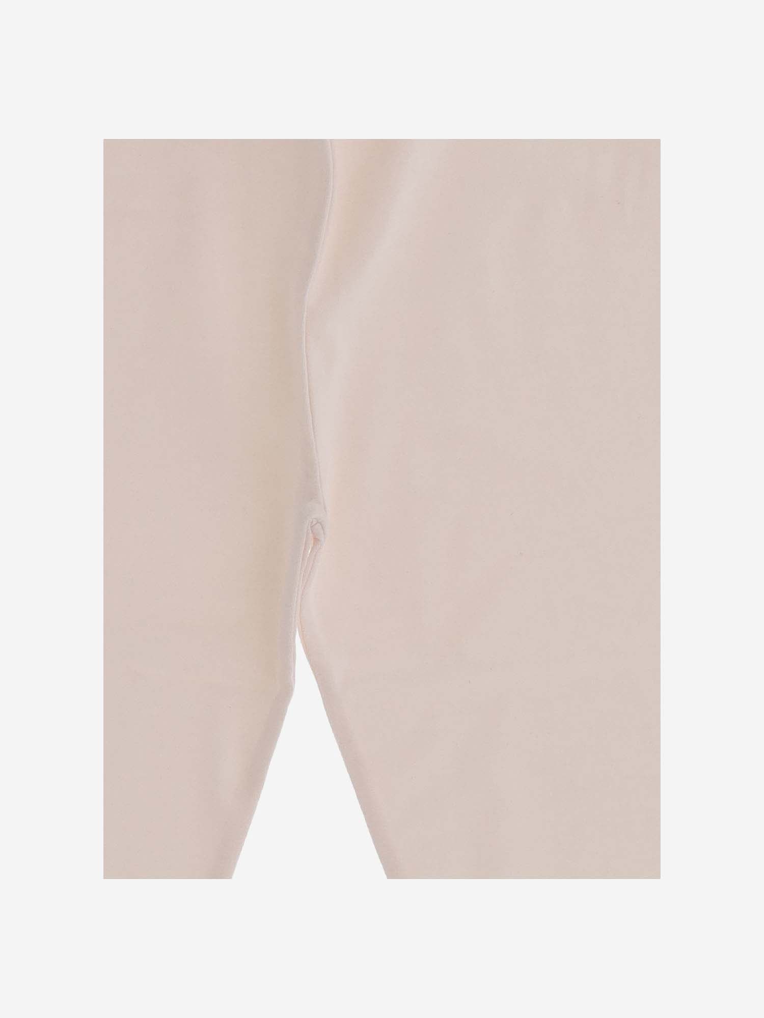 Shop Bonpoint Stretch Cotton Leggings In Pink