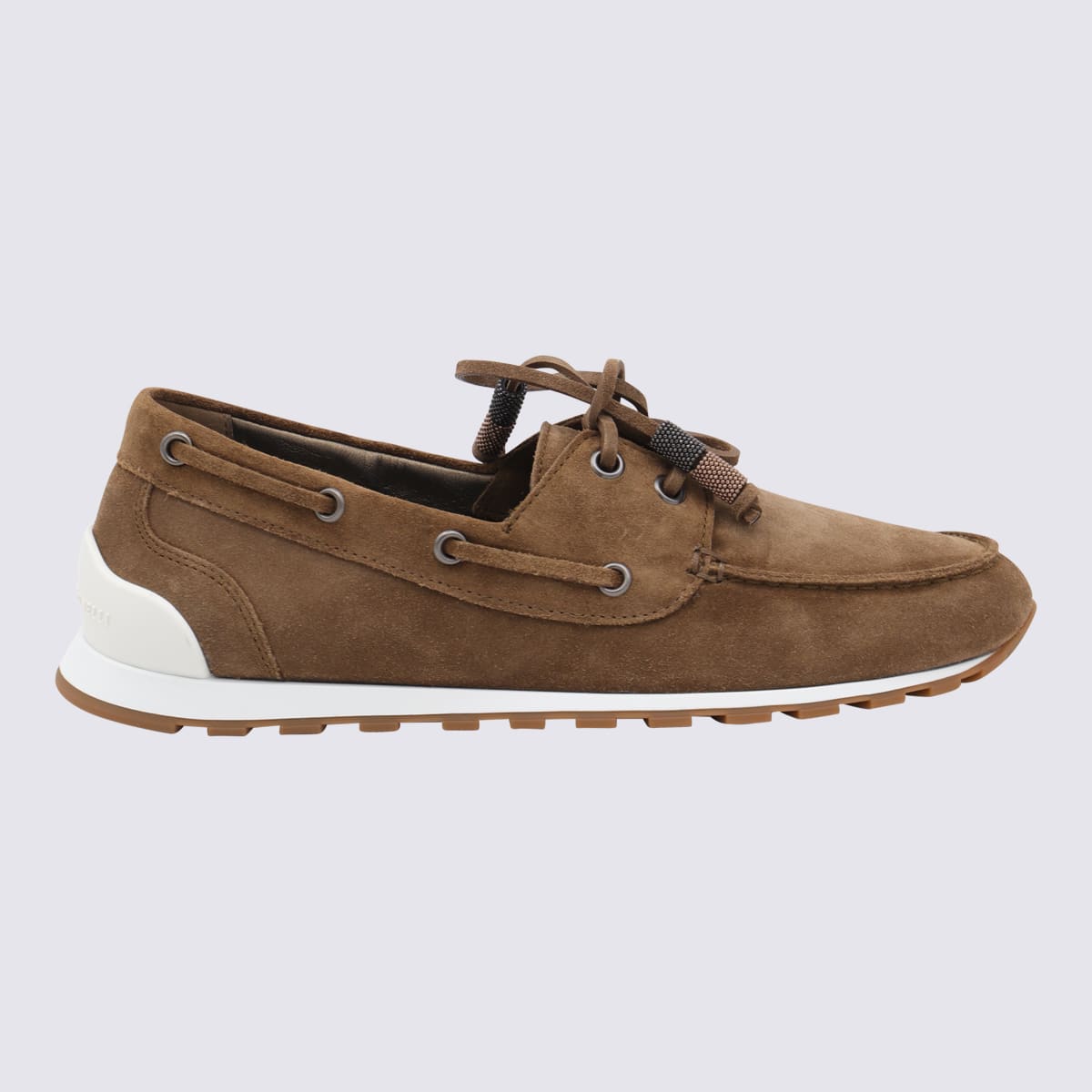 Light Beige Leather Loafers