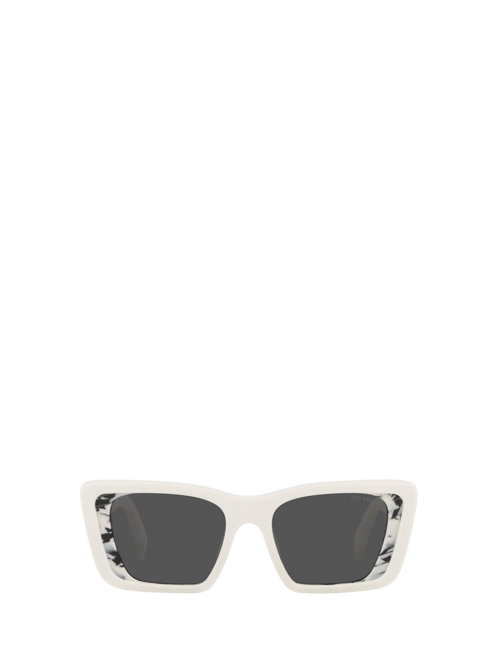 Prada Eyewear Pr 08ys White / Havana Black Sunglasses