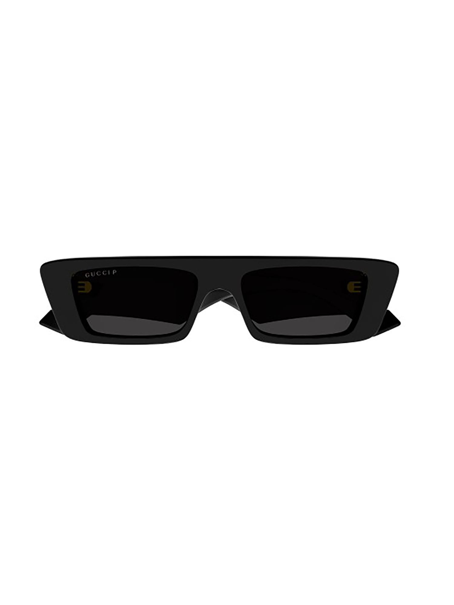 Shop Gucci Gg1331s Sunglasses In Black Black Brown