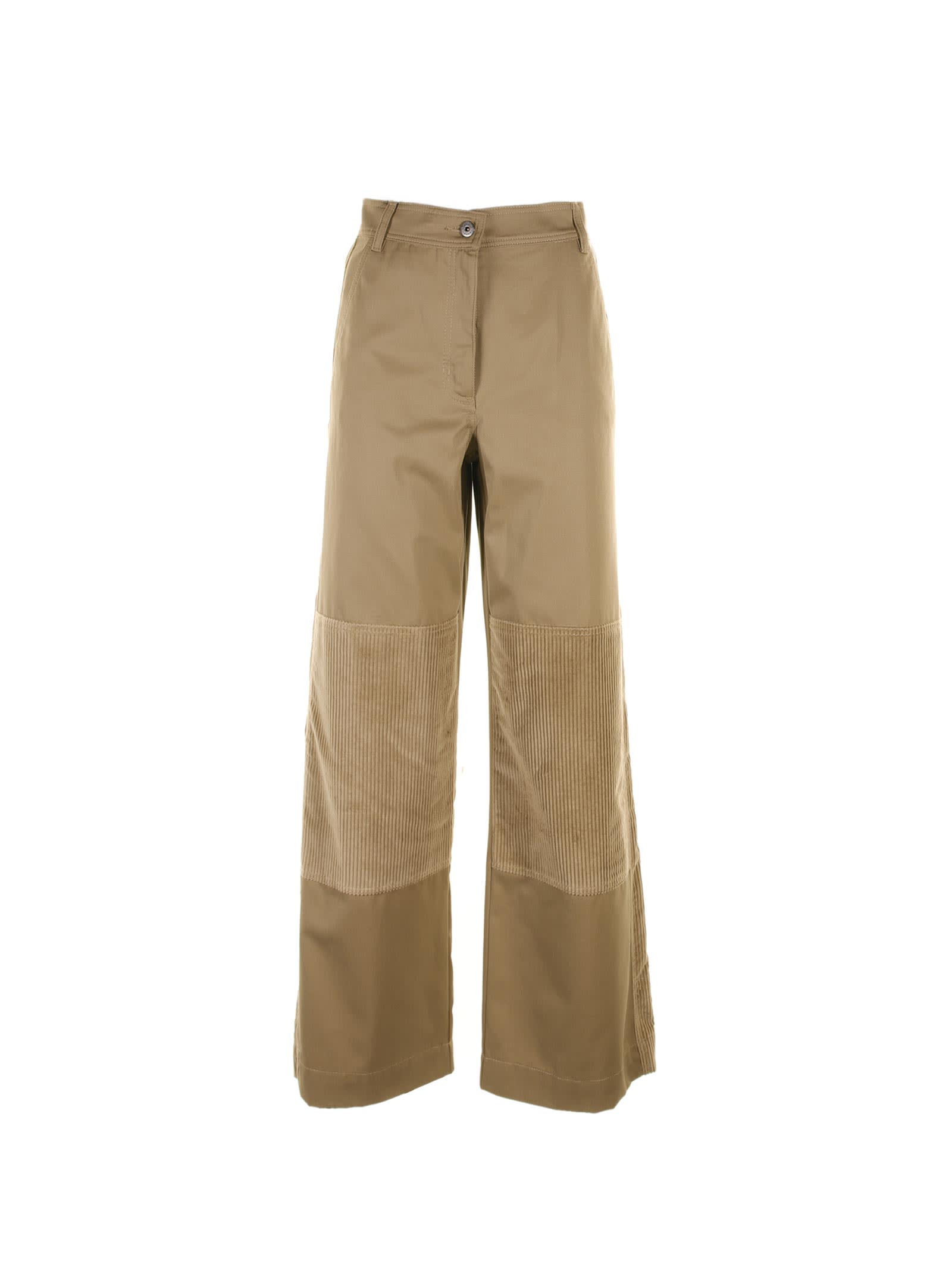 Weekend Max Mara High-waisted Palazzo Trousers In Cammello