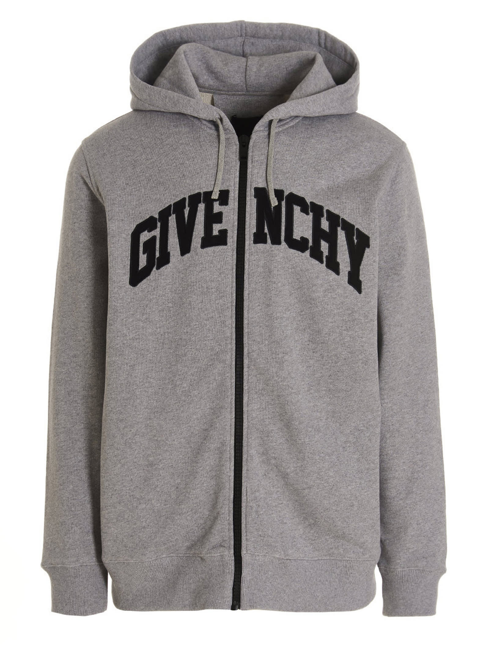 GIVENCHY LOGO EMBROIDERY HOODIE