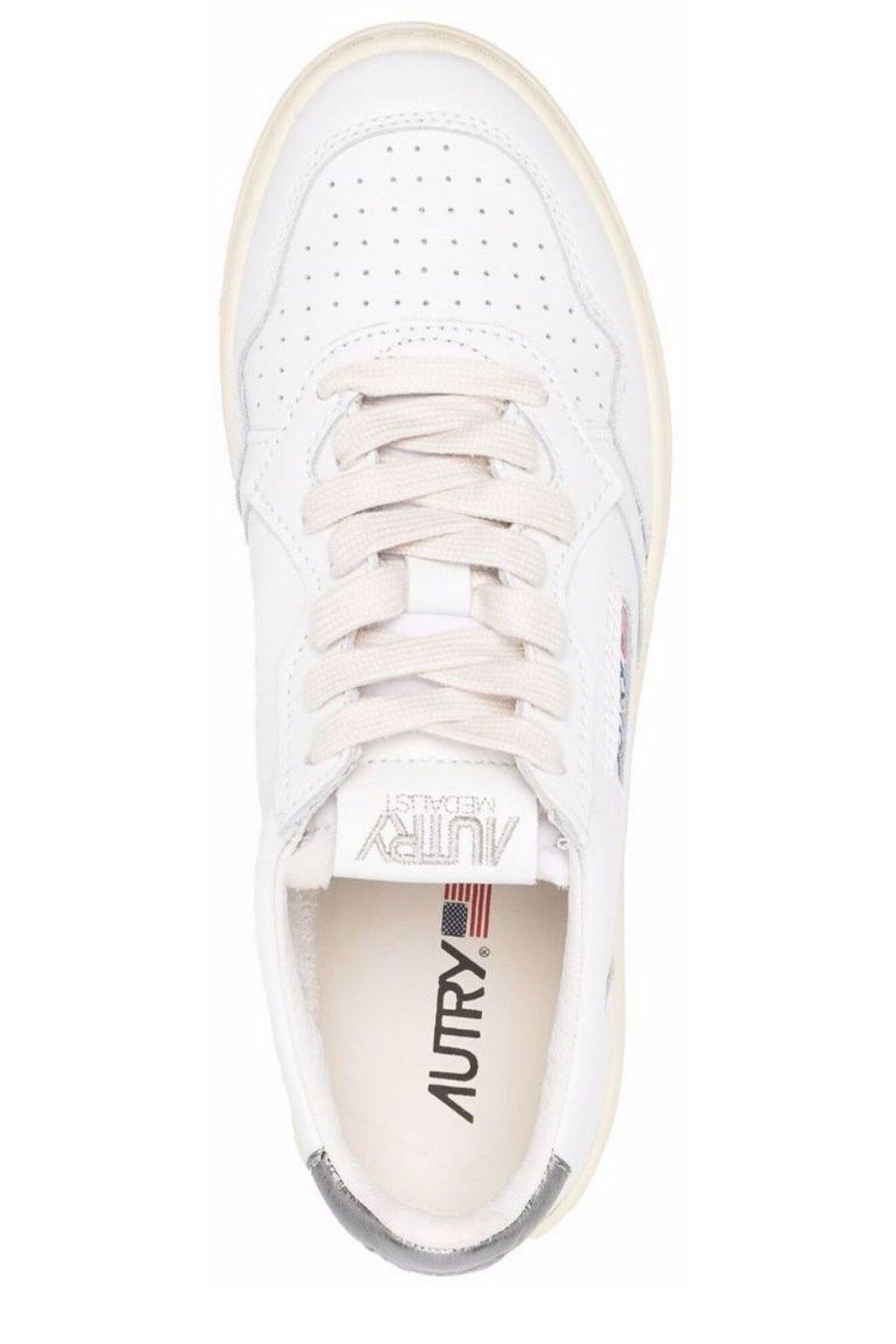 Shop Autry Logo Patch Low-top Sneakers