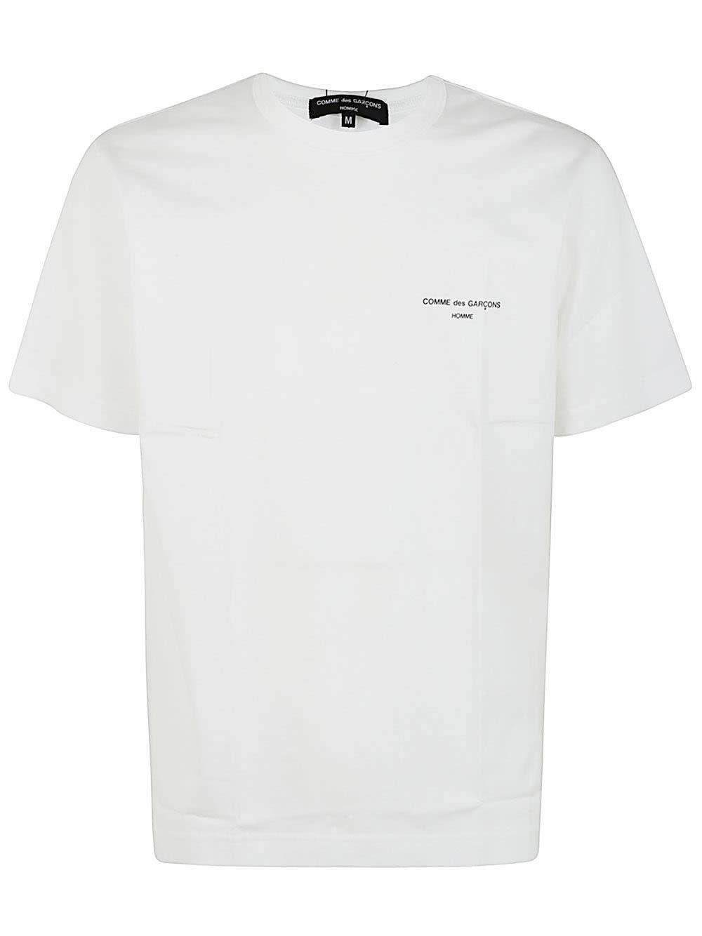 Shop Comme Des Garçons Homme Deux Iconic T-shirt With Logo In White