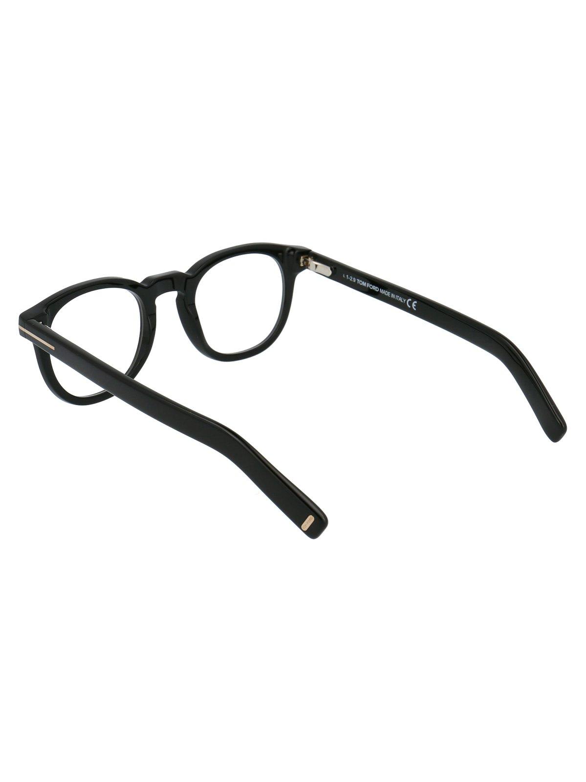 Shop Tom Ford Round-frame Glasses In 001