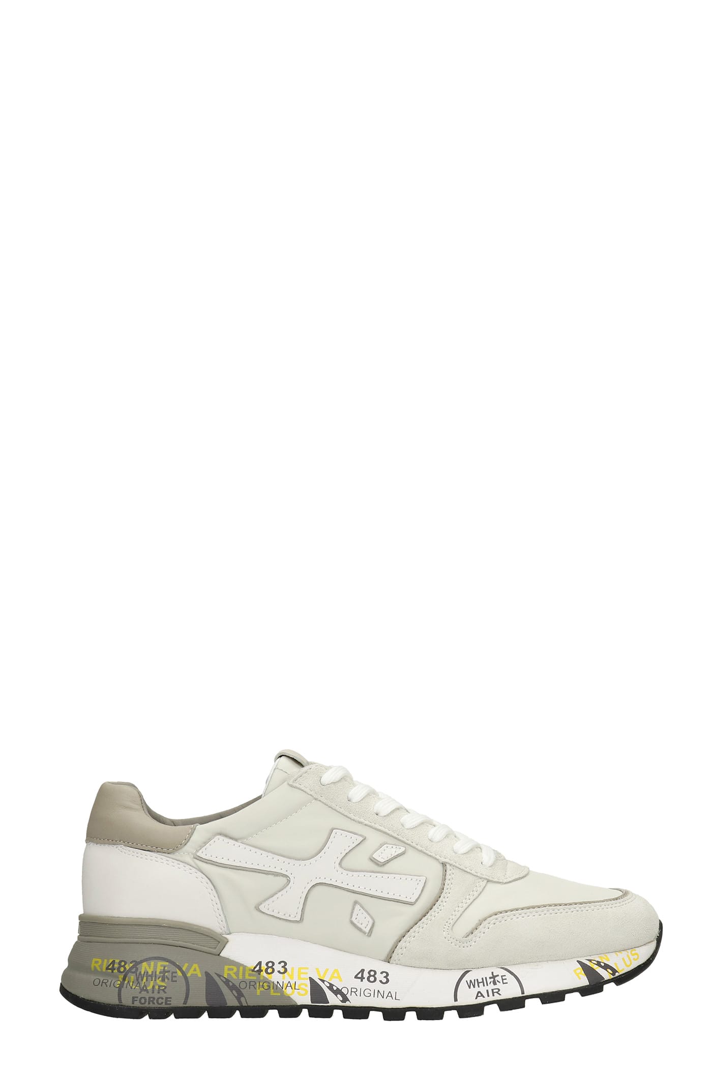 Premiata Mick Sneakers In White Leather