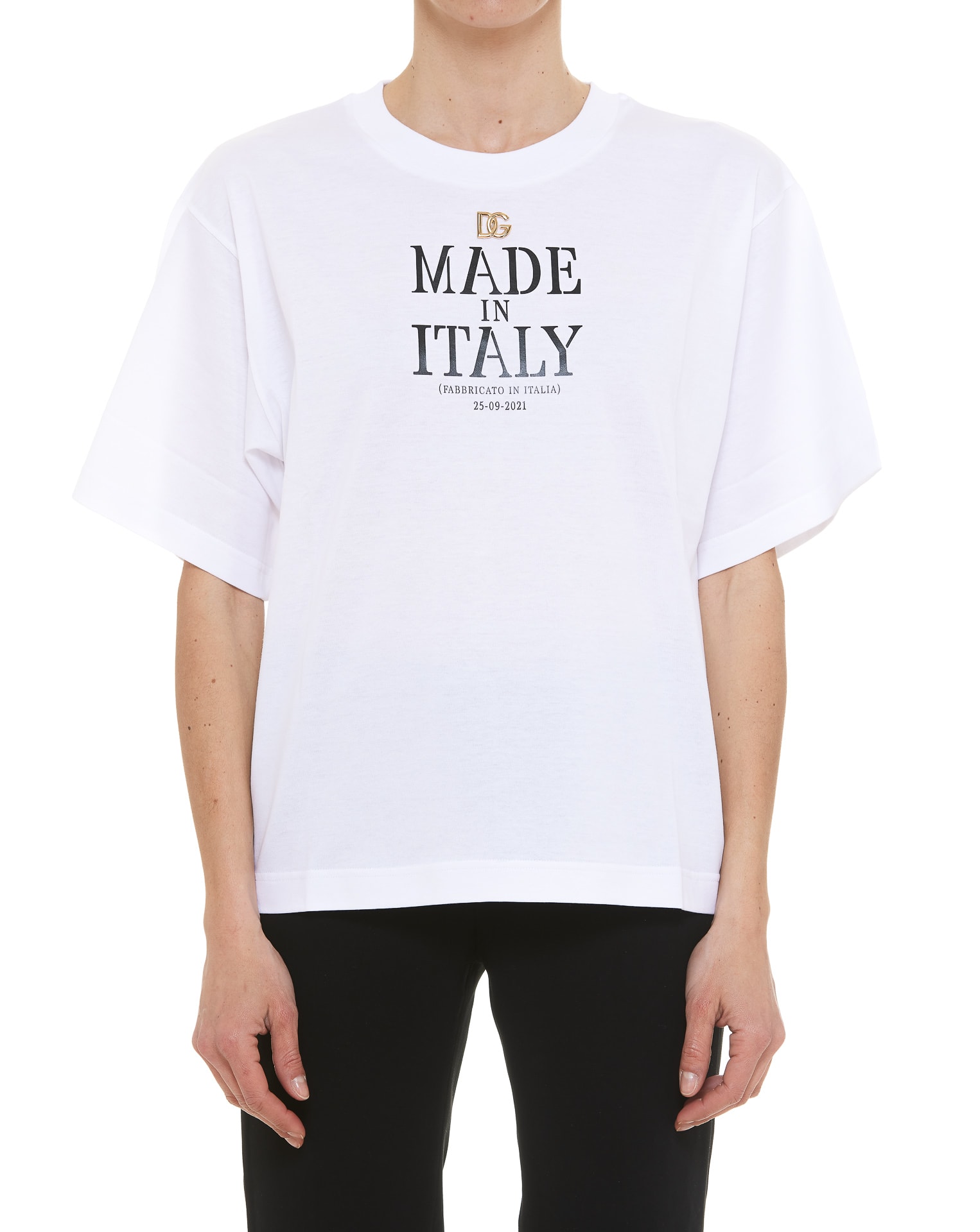 Dolce & Gabbana T-shirt With Made In Italy Print