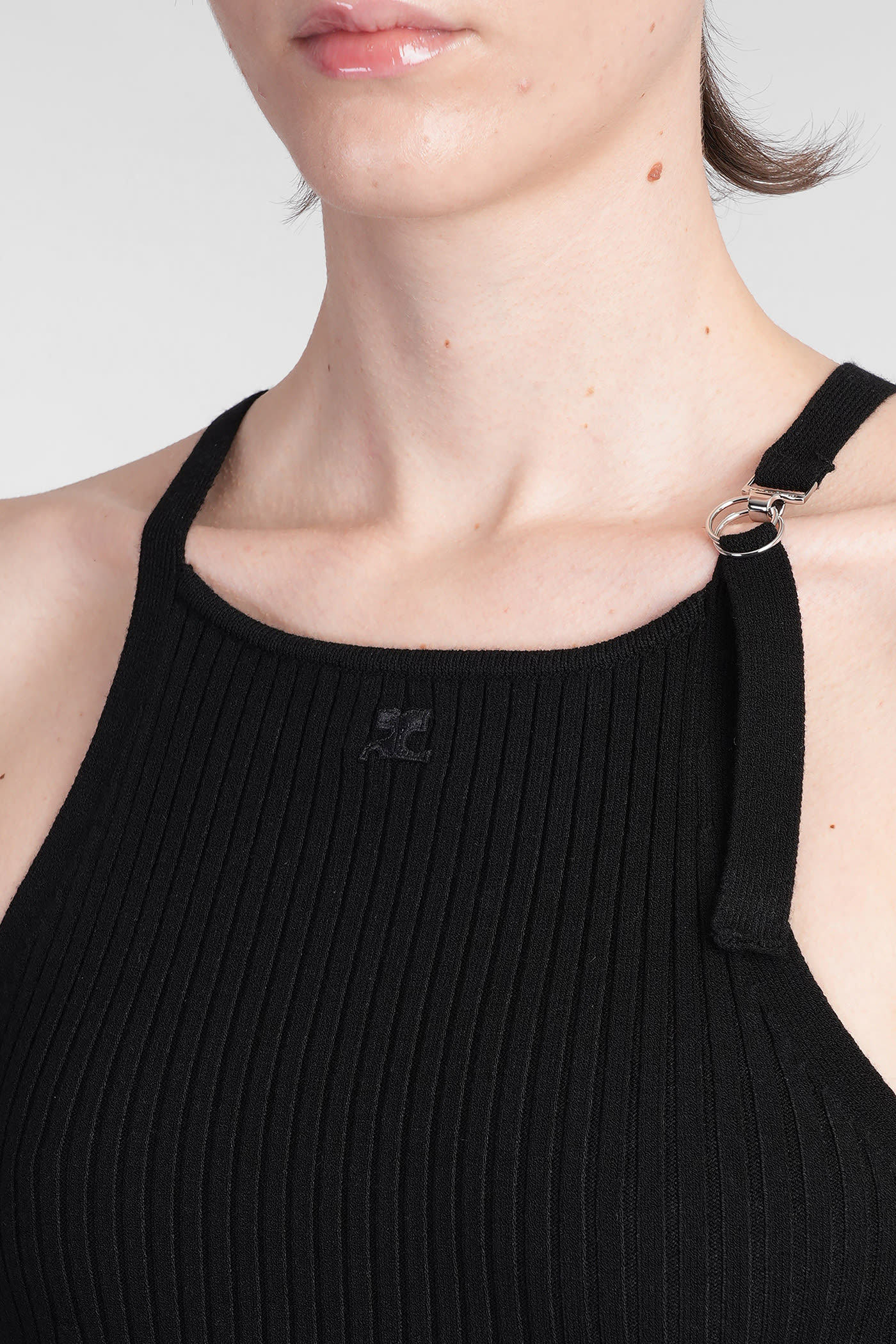 Courrèges Ribbed Mini Dress