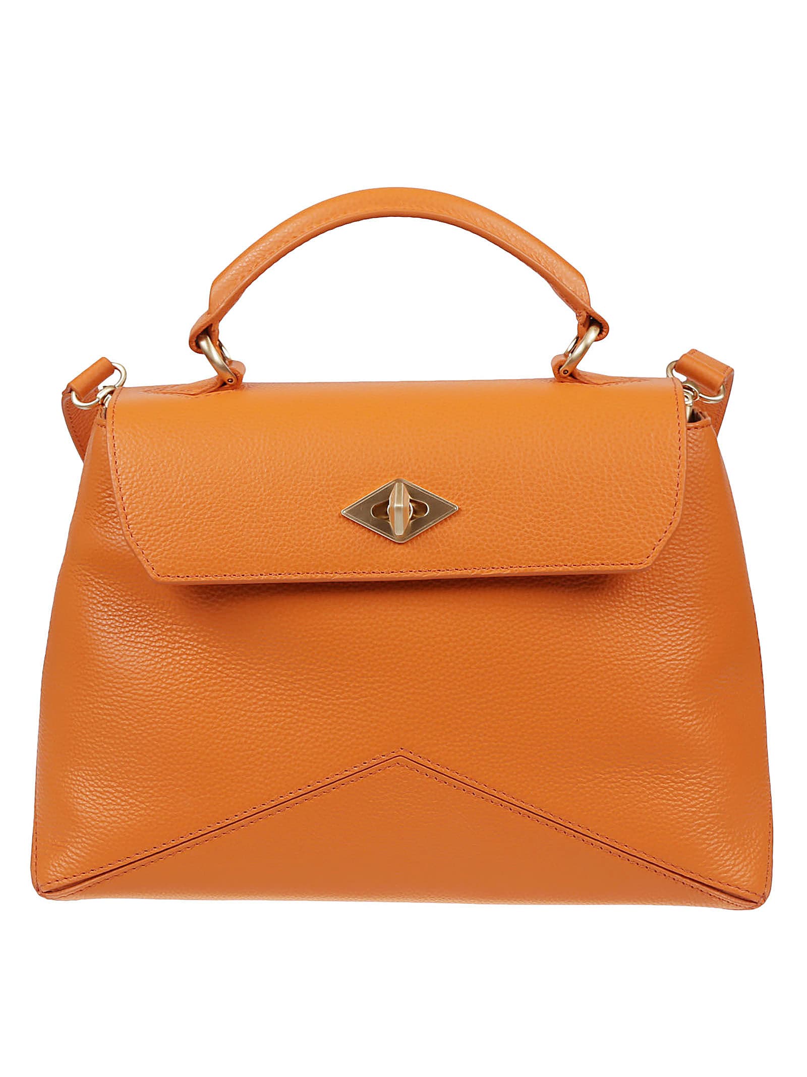 Ballantyne Diamond Chanelle Bag In Orange