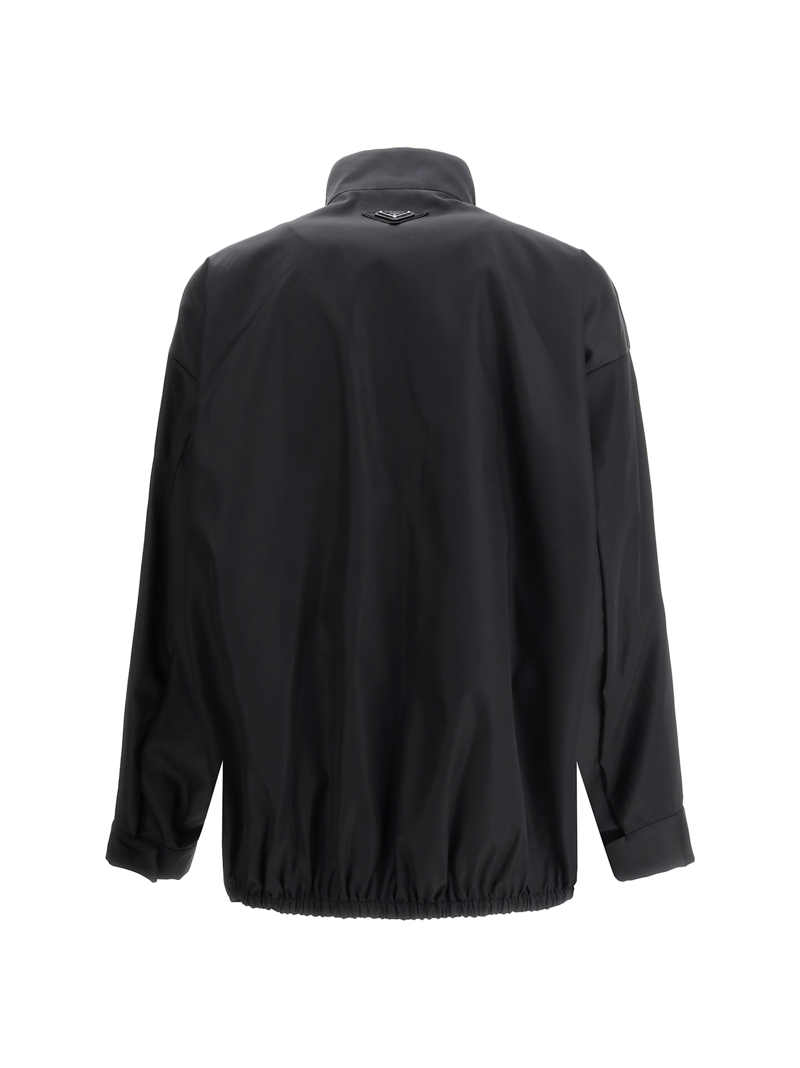 Prada Urban Sport Chic Nylon Jacket In Nero
