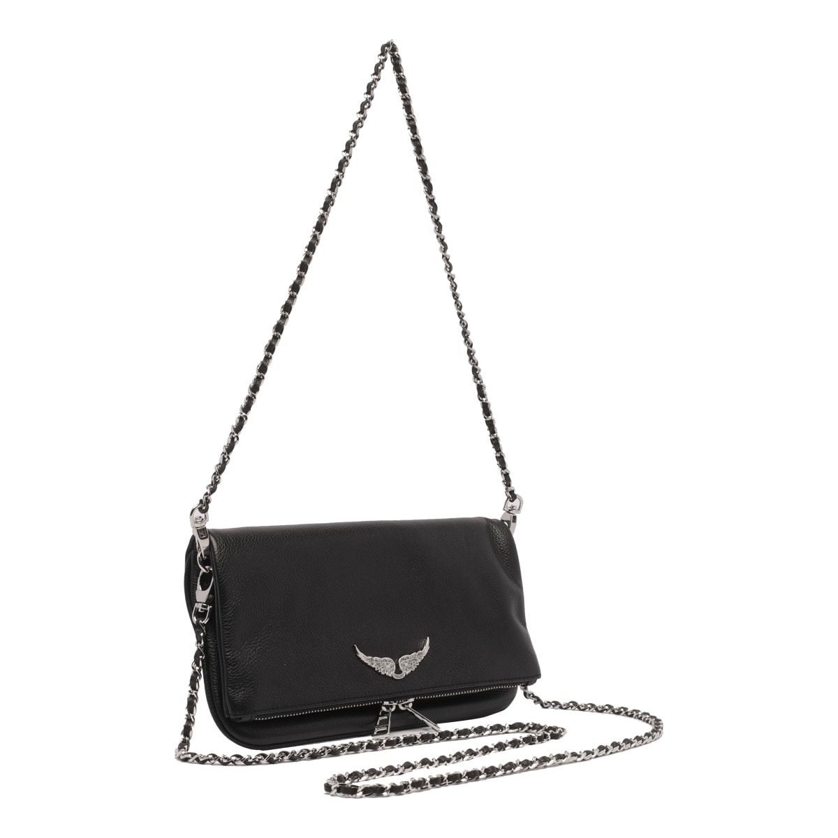 Shop Zadig &amp; Voltaire Rock Crossbody Bag In Black