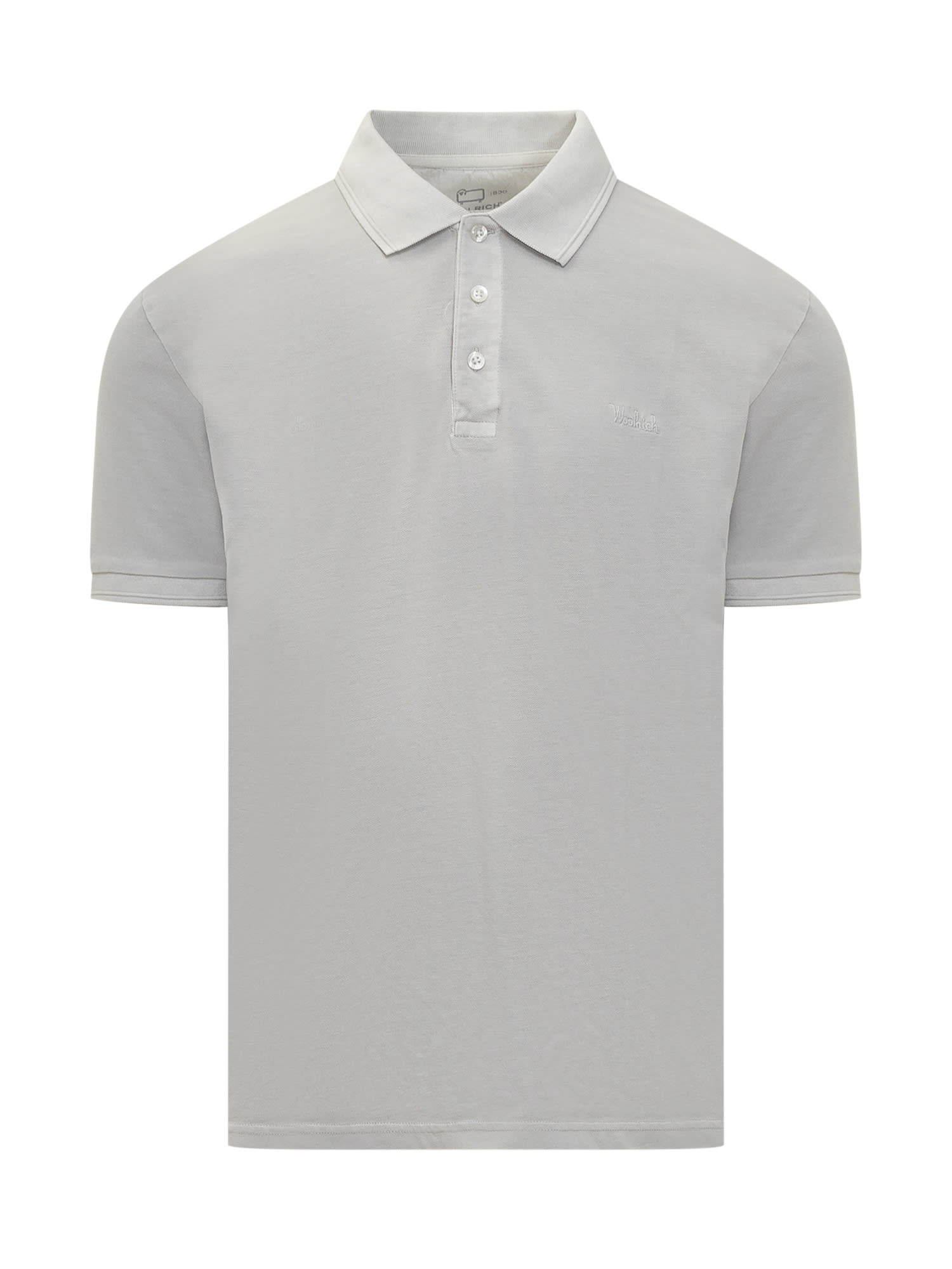 Shop Woolrich Mackinack Polo In Stone