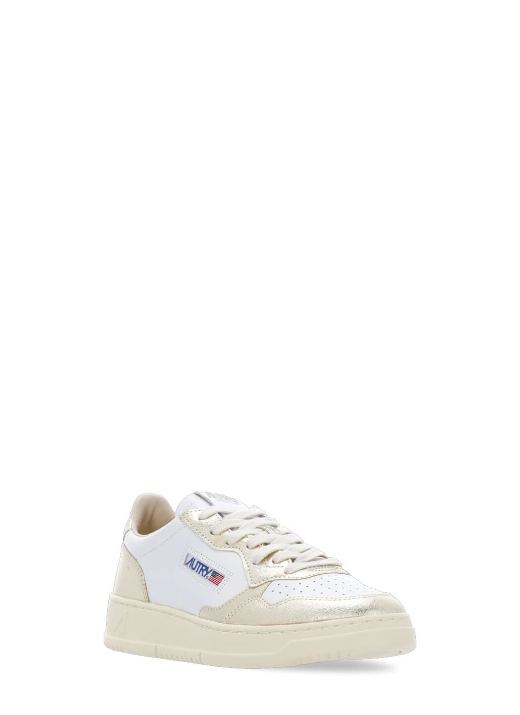 Autry Medalist Leather Low-top Sneakers In White