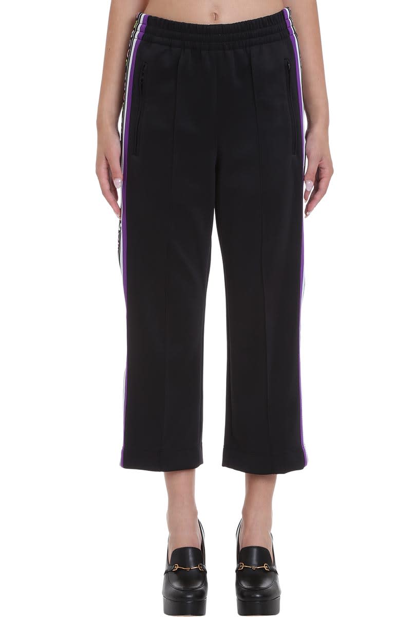 MARC JACOBS PANTS IN BLACK POLYESTER,11234101