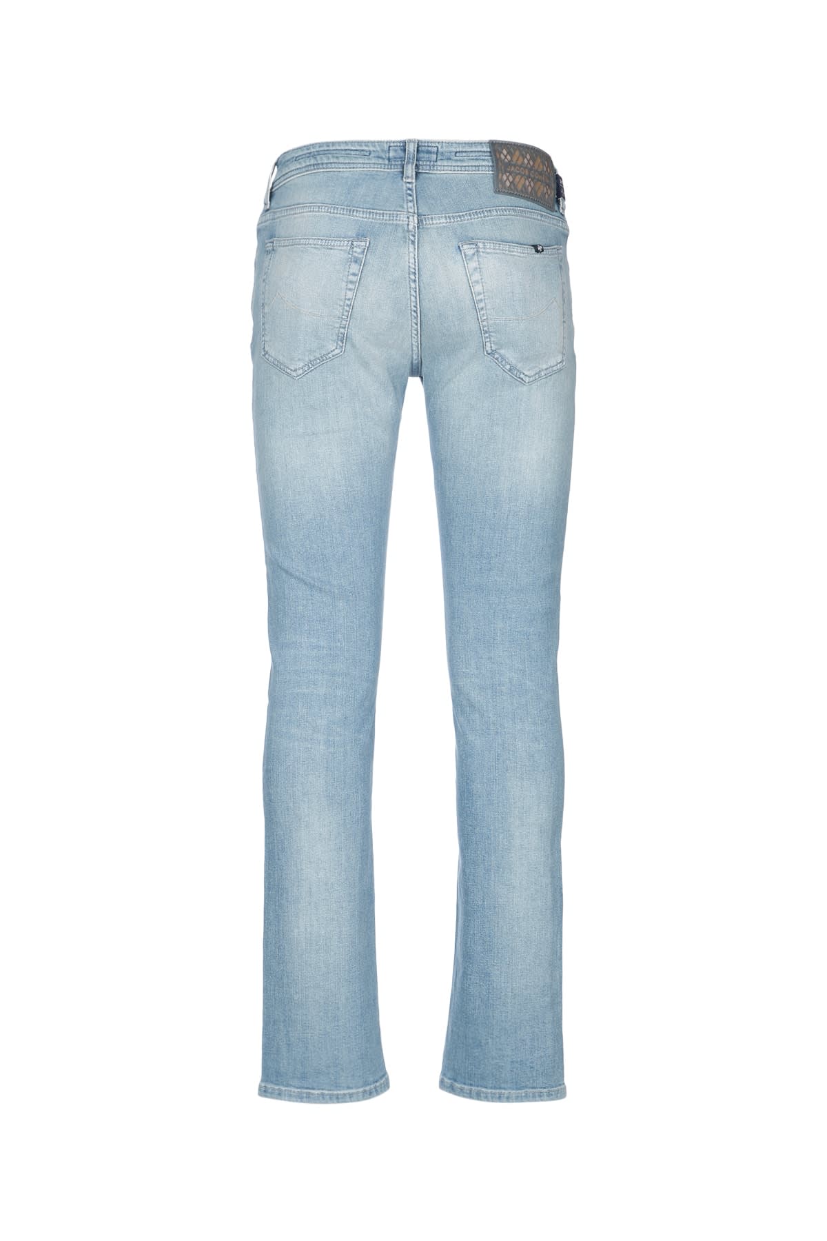 Jacob Cohen Patch-detail Cotton Jeans In Blue