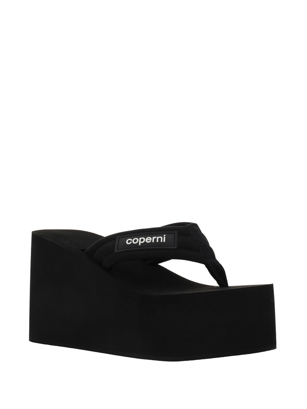 Shop Coperni Wedge Sandals In Black