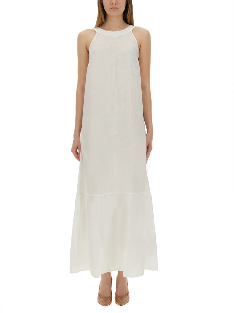 120% LINO LONG LINEN DRESS