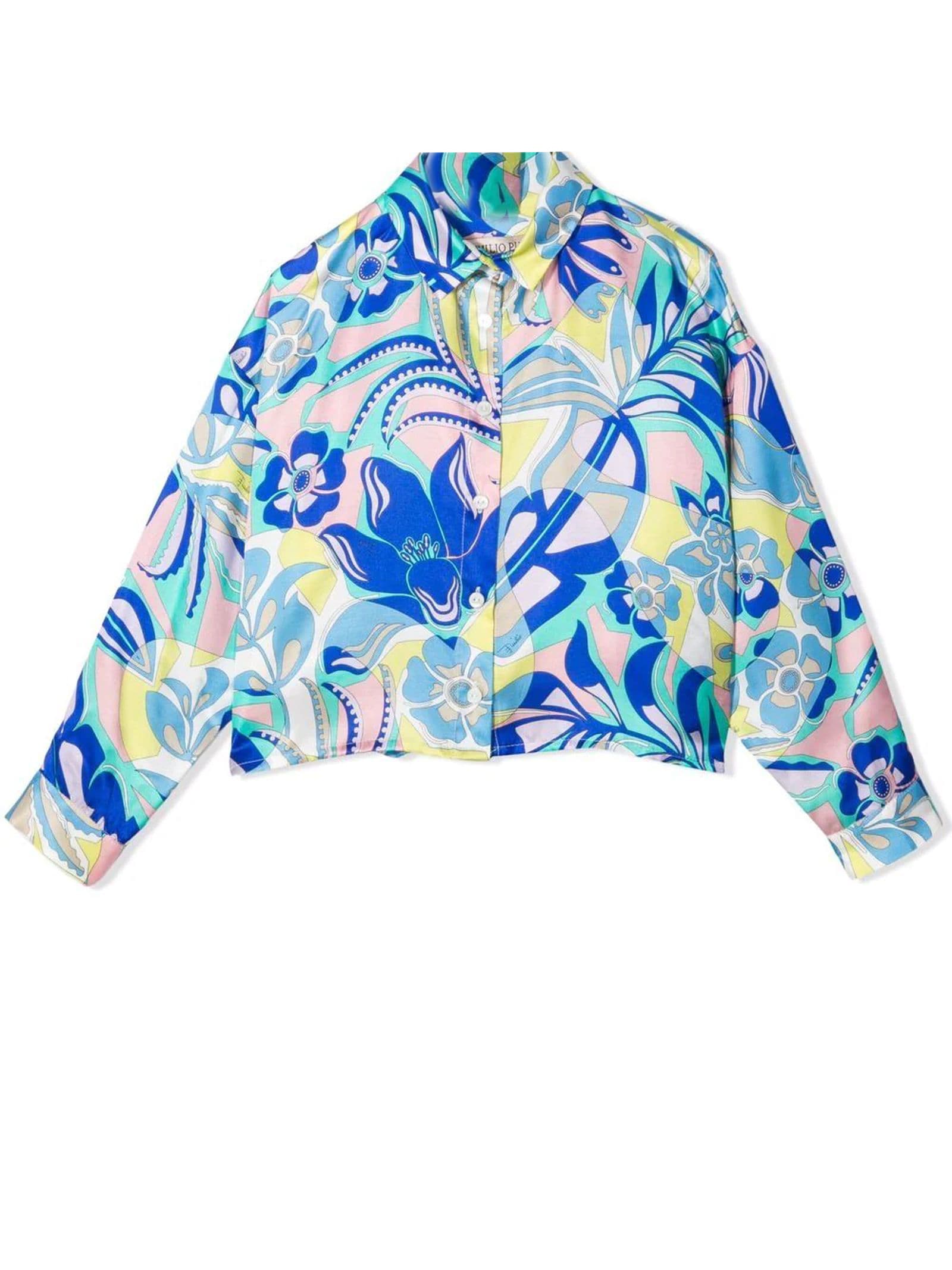 Emilio Pucci Multicolour Silk Blend Shirt
