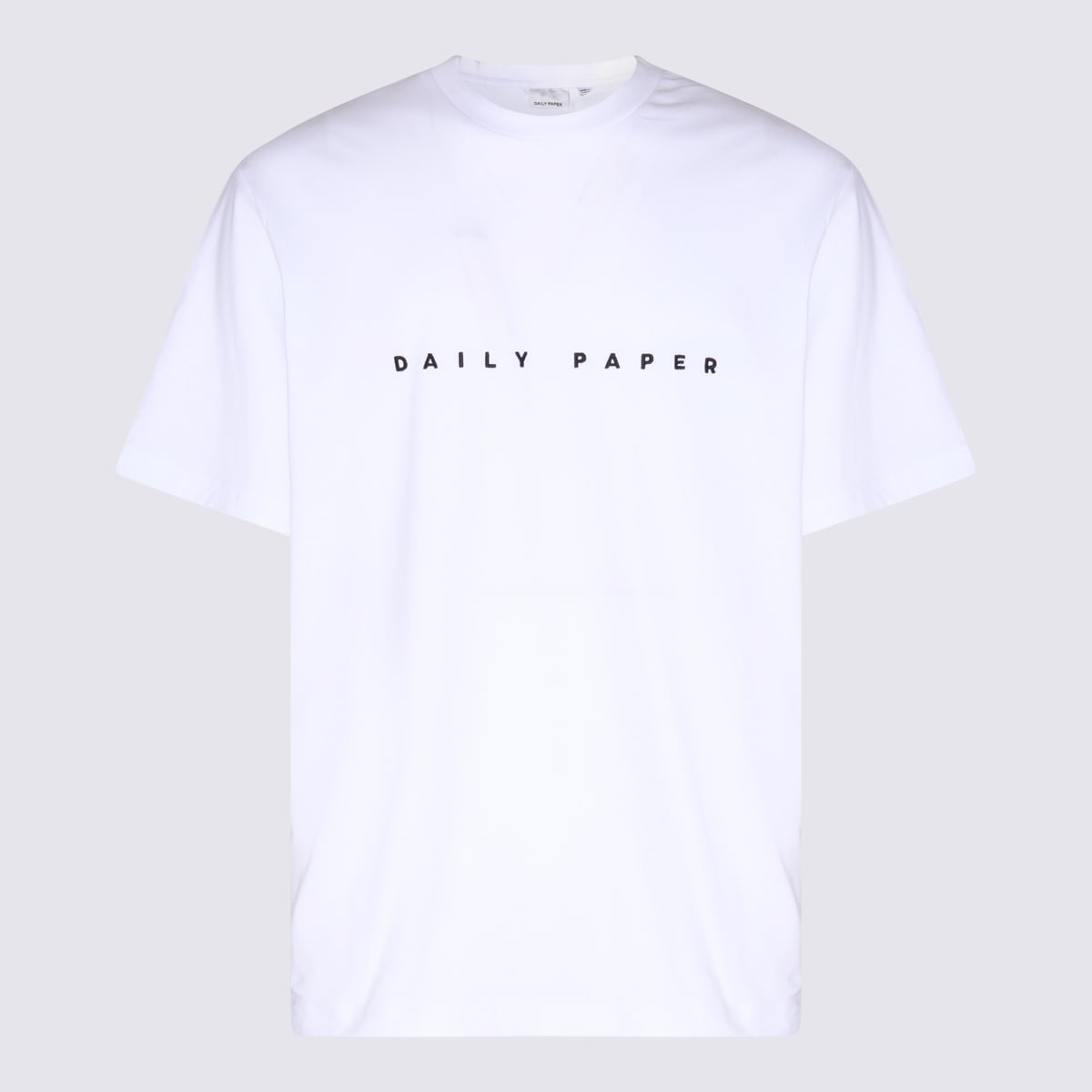 Daily Paper White And Black Cotton T-shirt