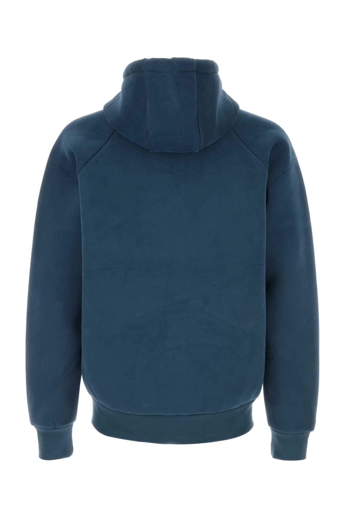 Refrigiwear Denim Blue Cotton Blend Frankie Sweatshirt In Blue