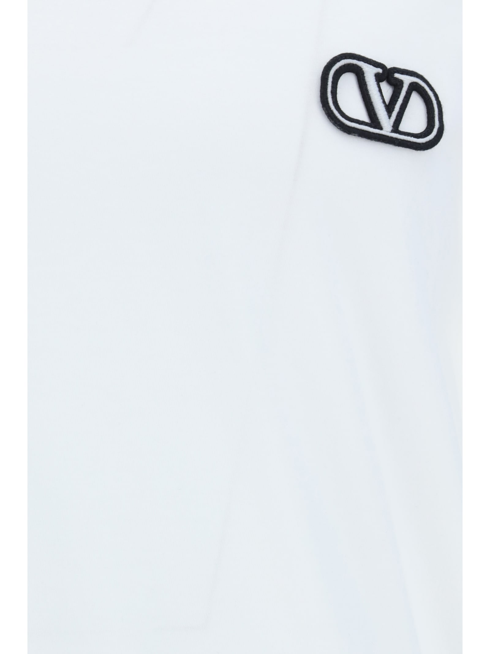 Shop Valentino T-shirt In Bianco