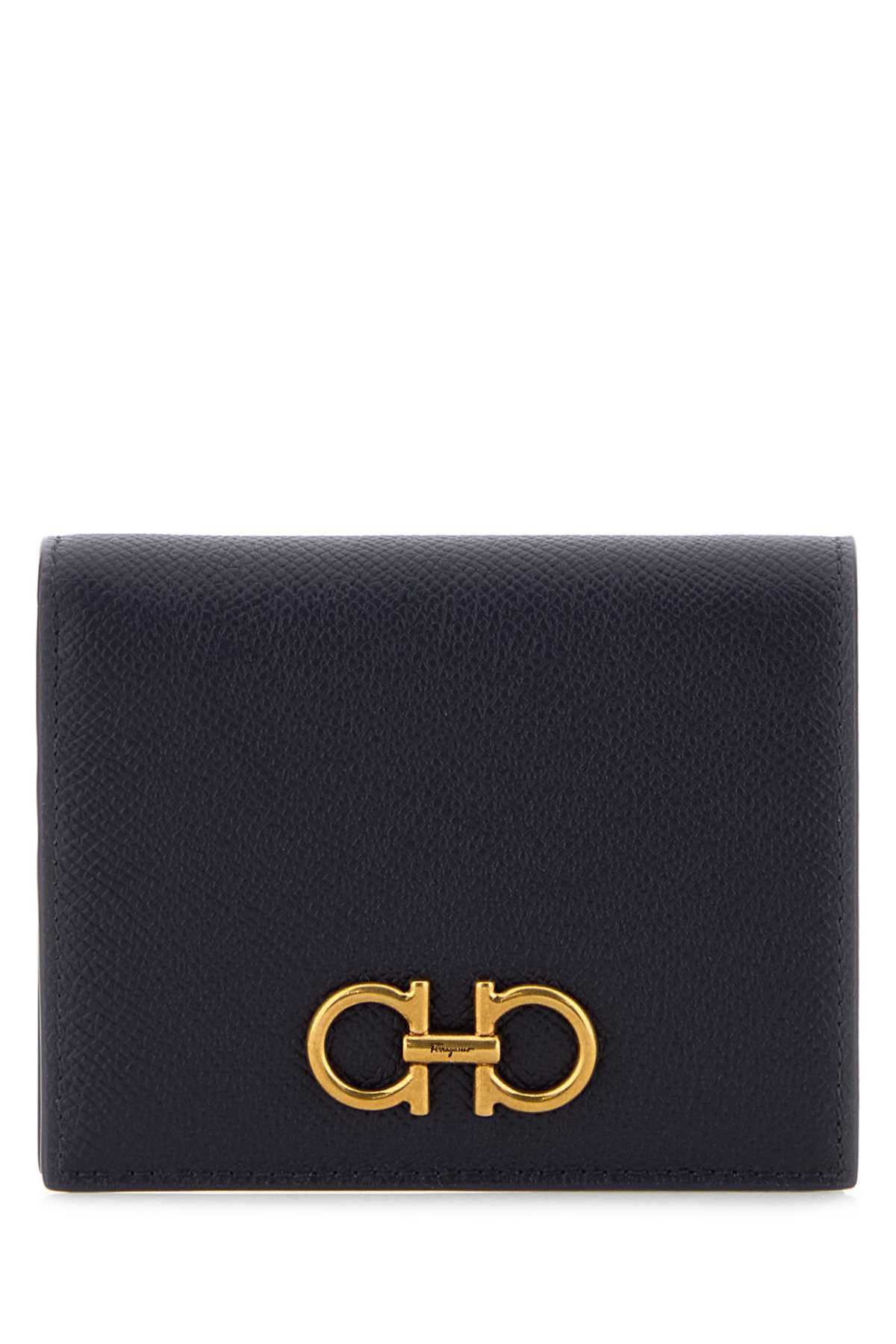 Navy Blue Leather Wallet