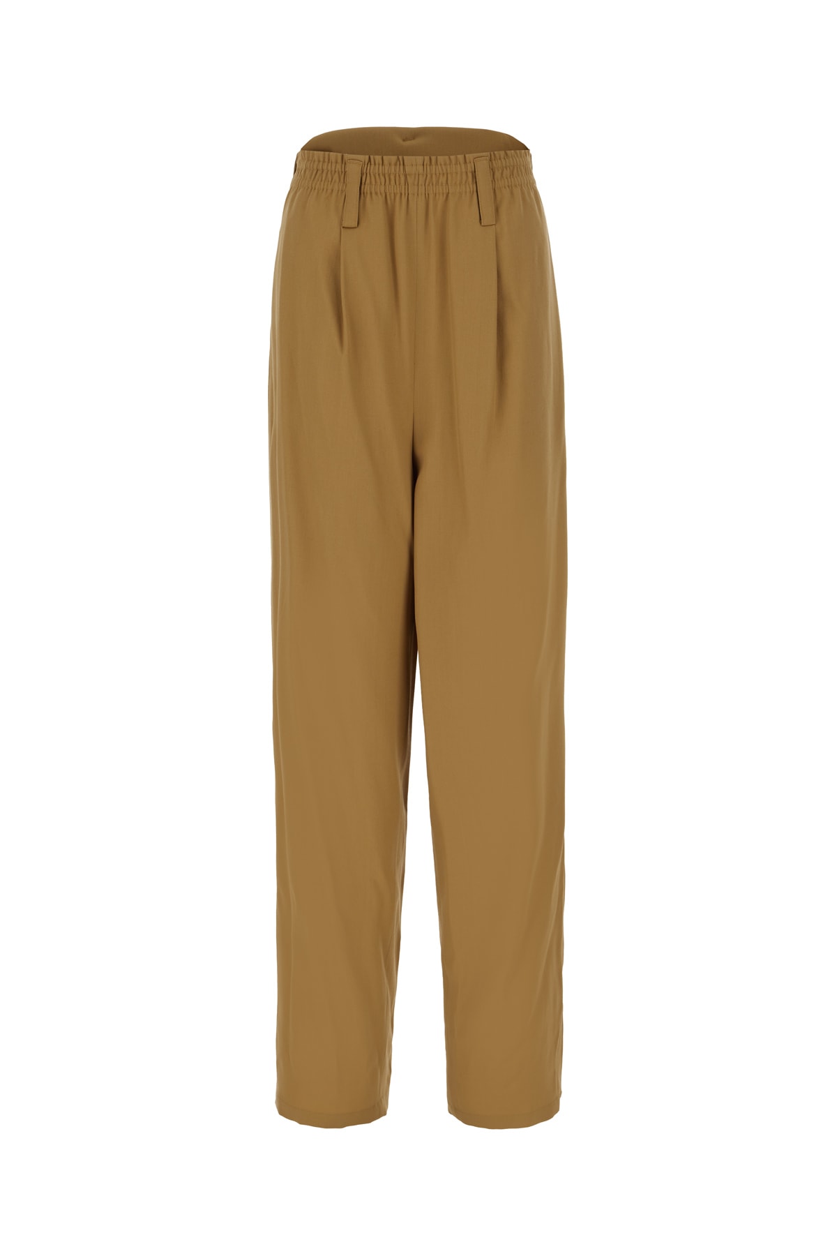 Shop Quira Camel Wool Pants In Q0043