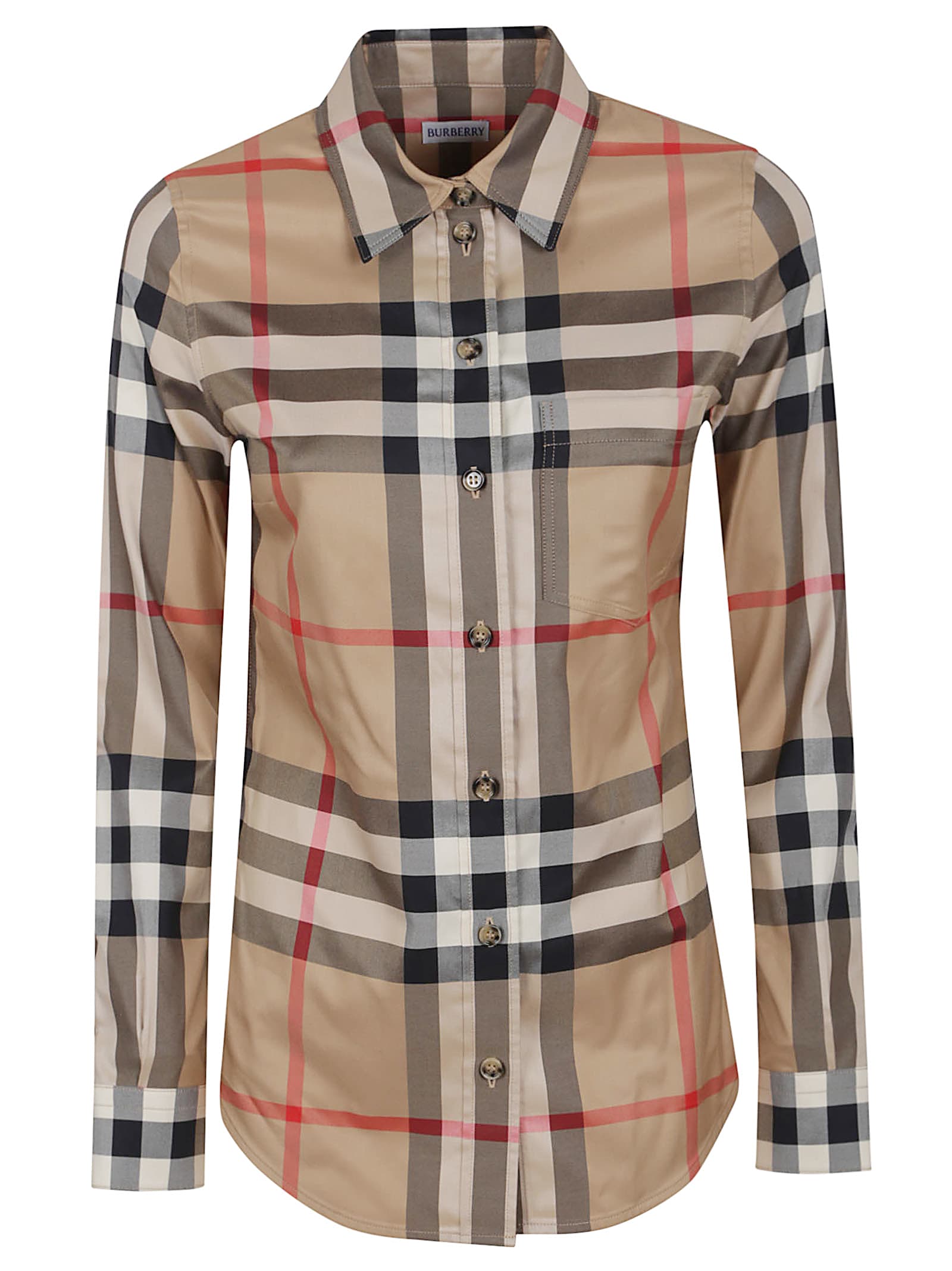 Burberry Classic Check Button-up Shirt In Brown