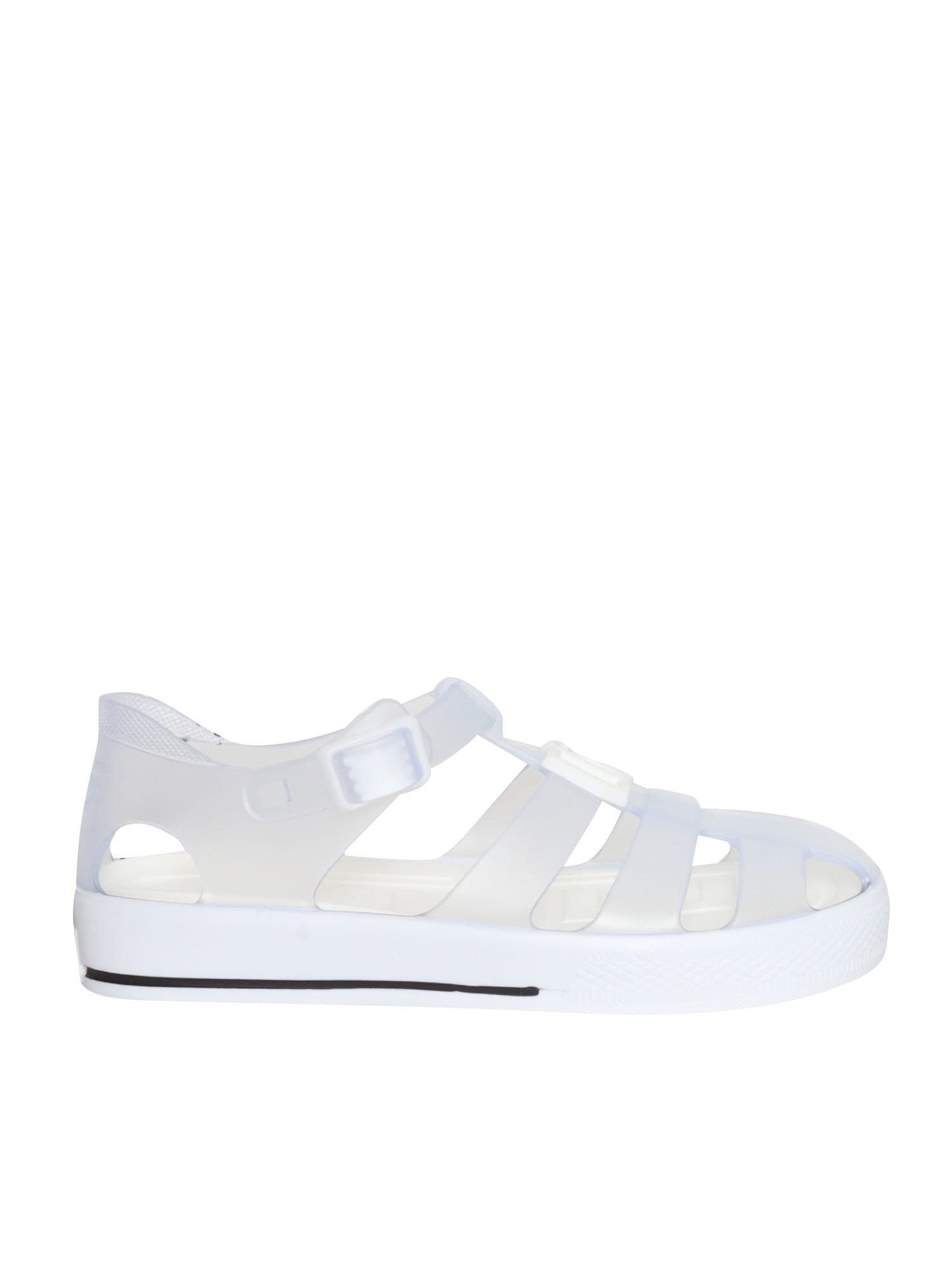 Dolce & Gabbana White Spider Sandals