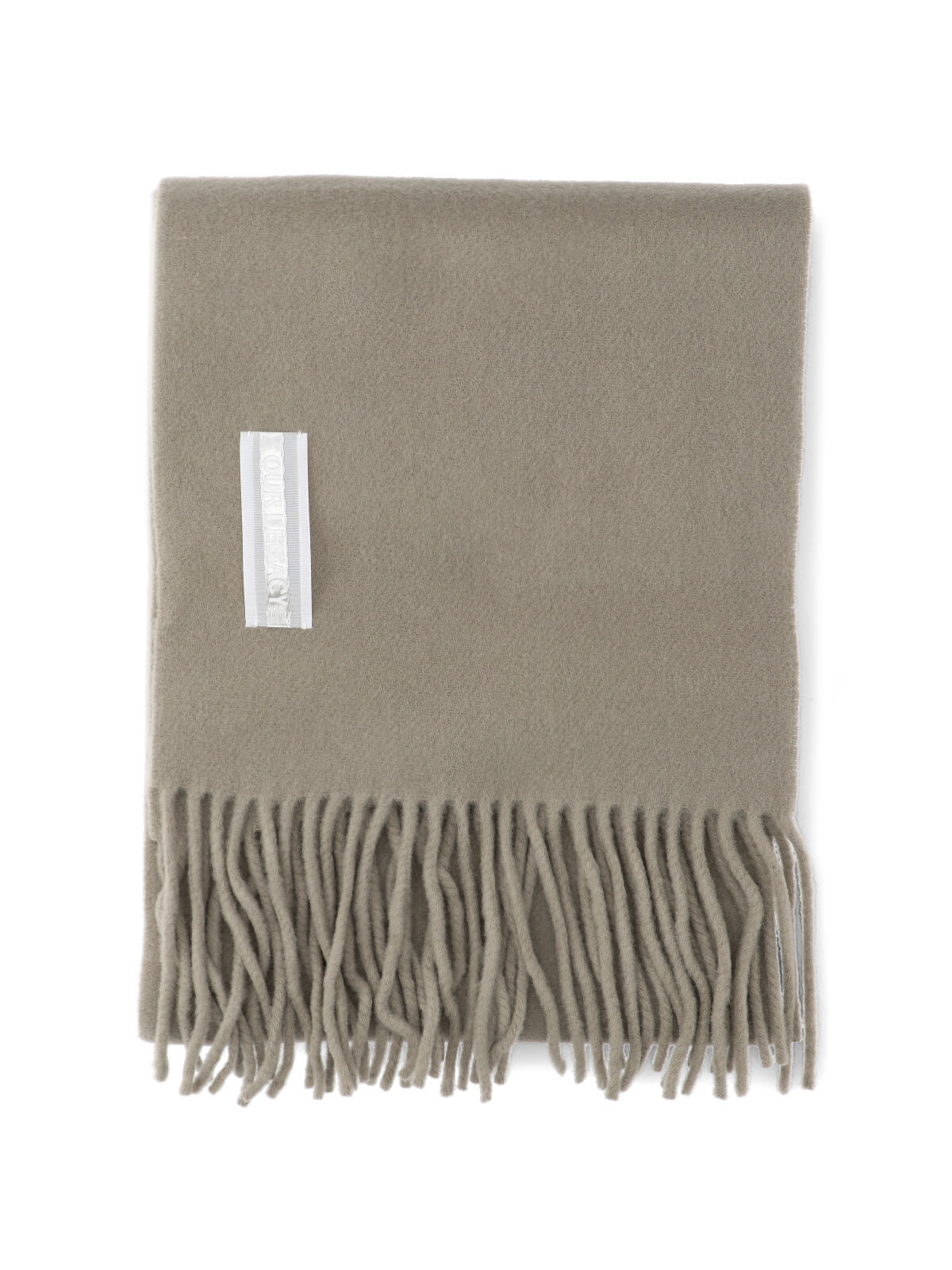 Our Legacy Luxurious Scarf Fringed Edges In Gray