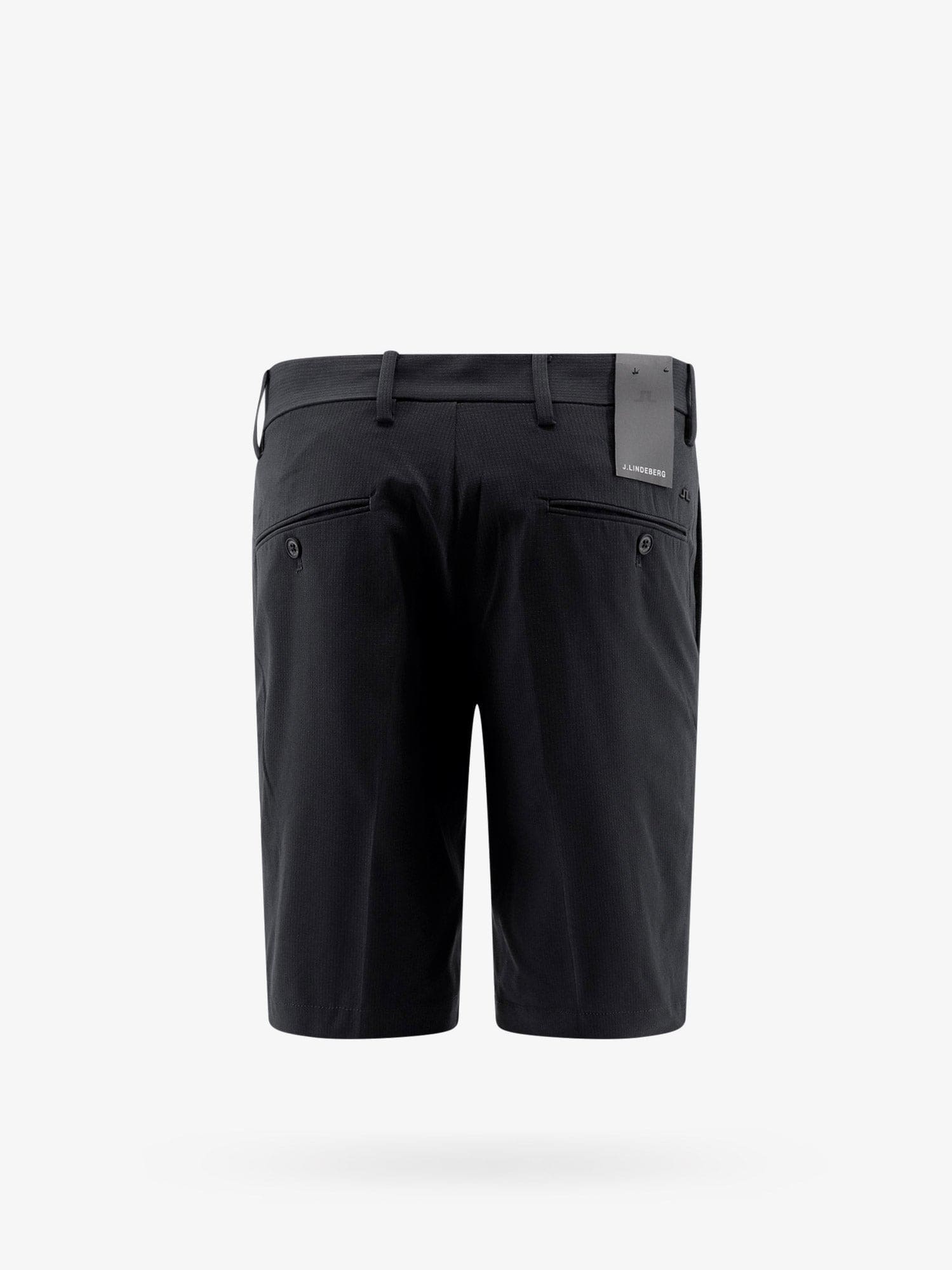 Shop J. Lindeberg Technical Fabric Bermuda Shorts In Black