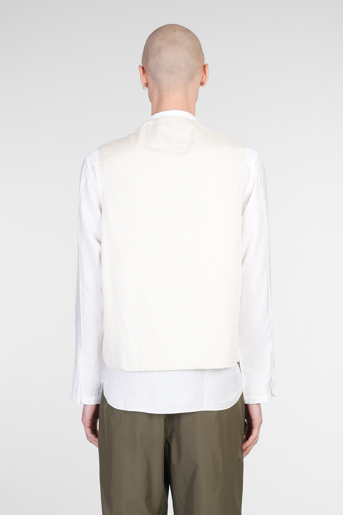 Ranra Mill Vest In Beige Viscose