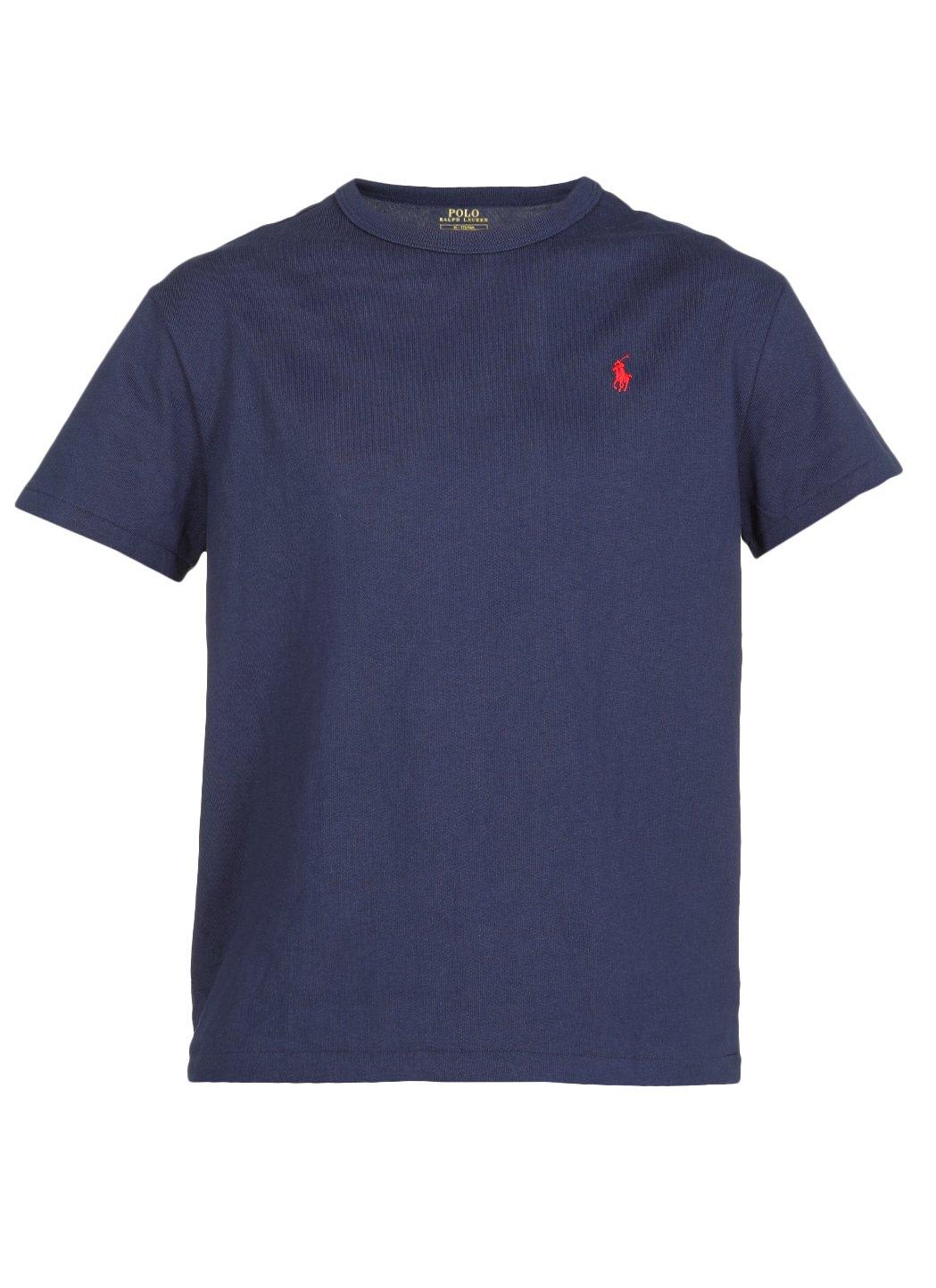 Polo Ralph Lauren Logo Detail Cotton T-shirt In Newportnavy