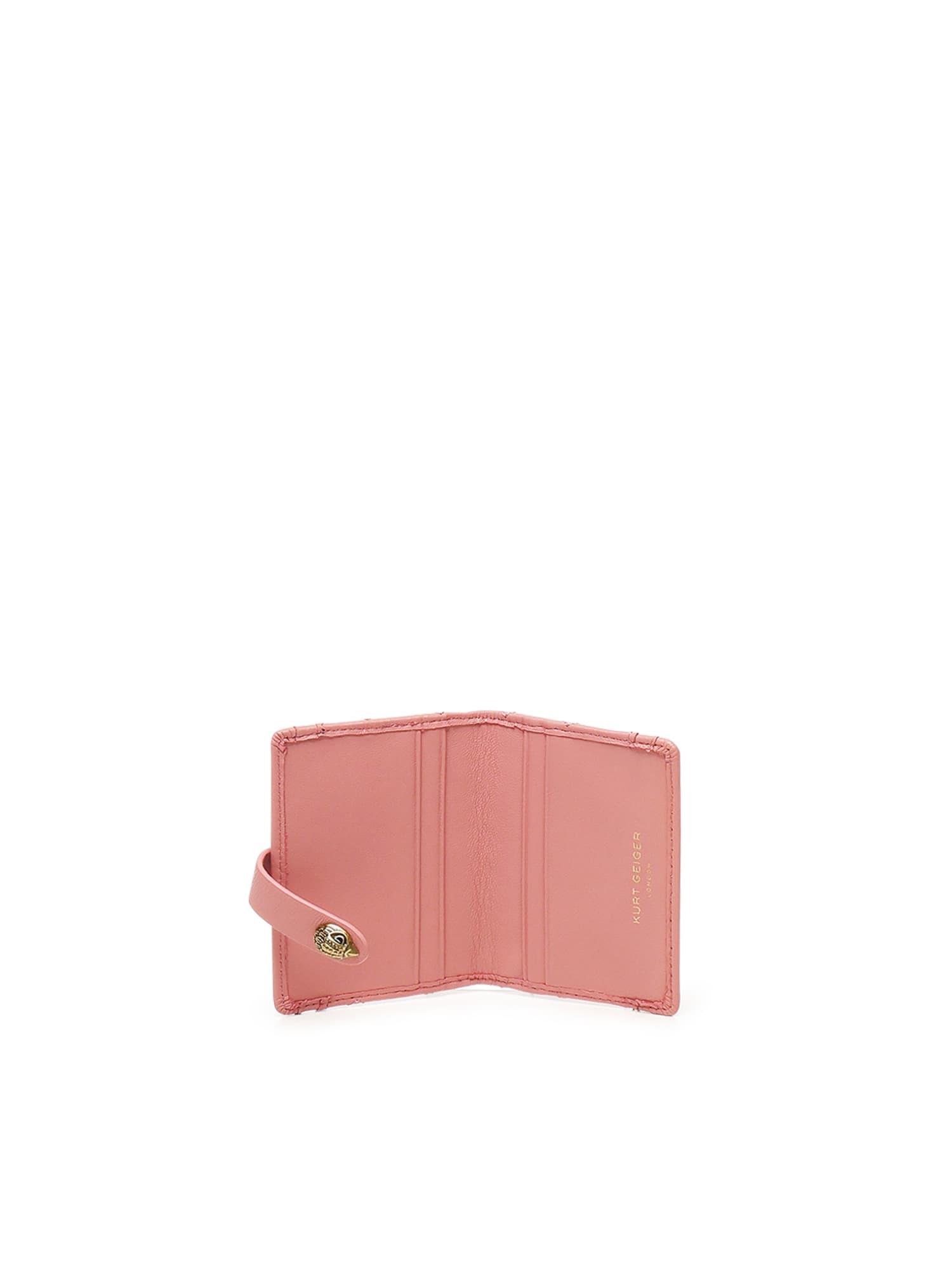 Kurt Geiger Kensington Card Holder In Pink