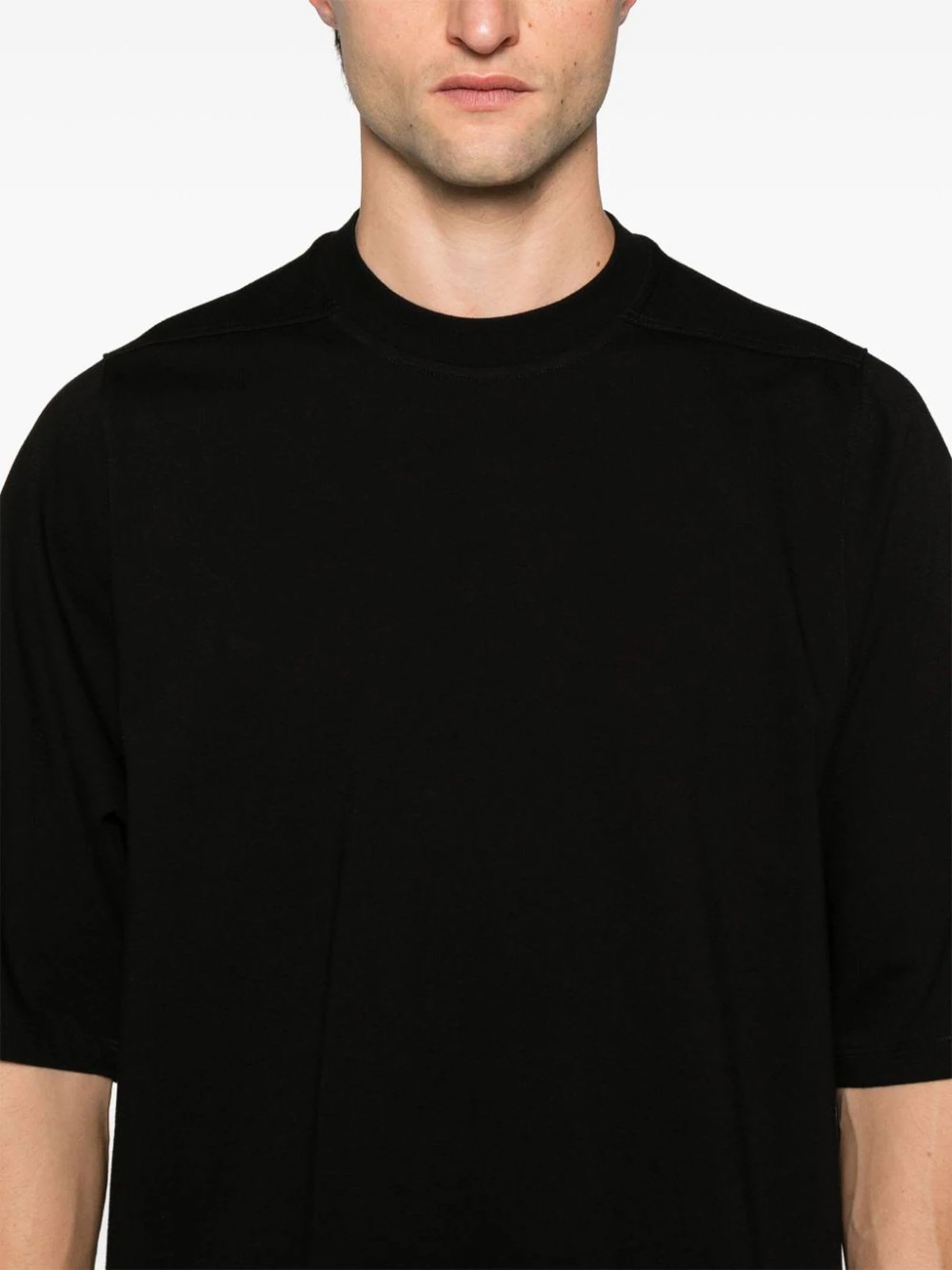 Shop Rick Owens T-shirts And Polos Black