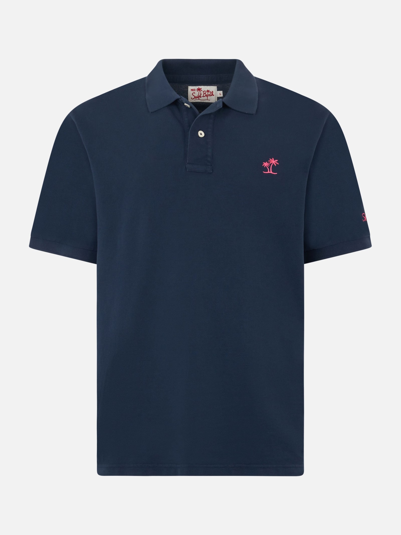 MC2 SAINT BARTH MAN NAVY BLUE TERRY SHIRT RIVIERA