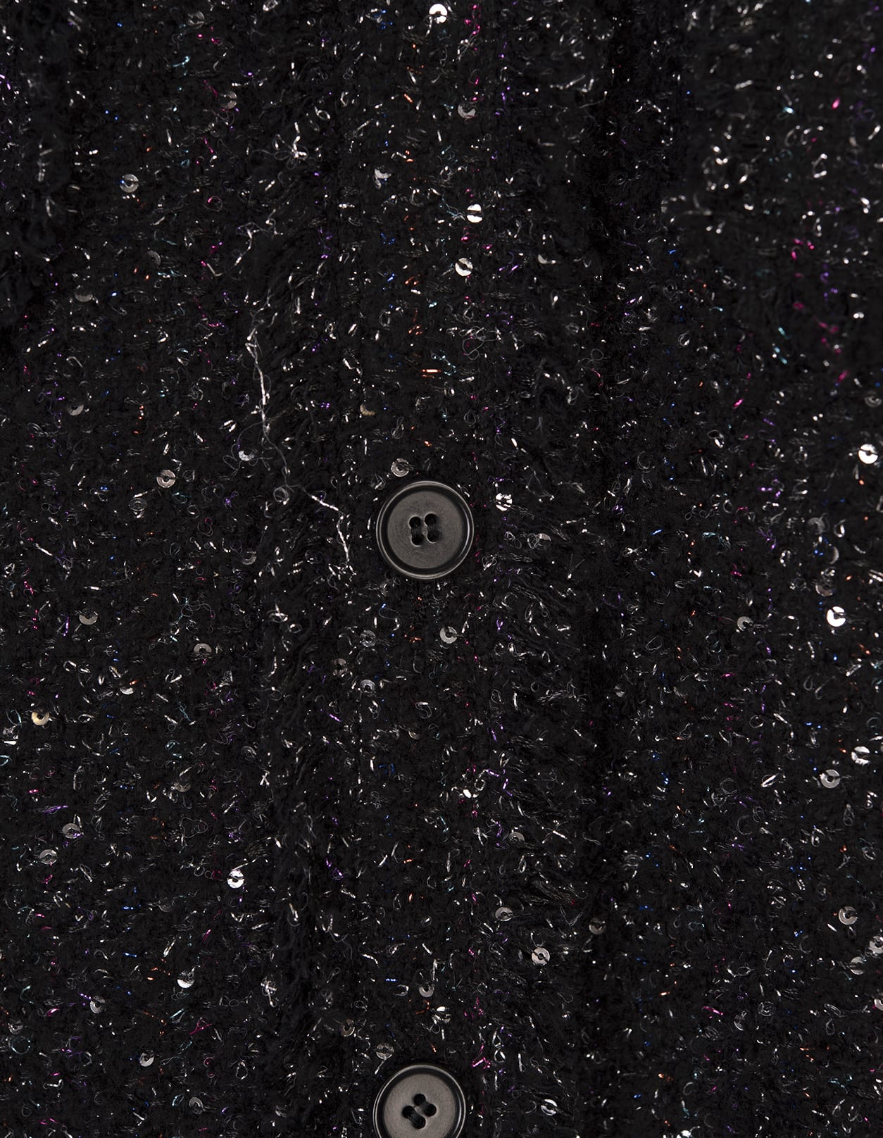 Shop Msgm Black Lurex Tweed Shirt