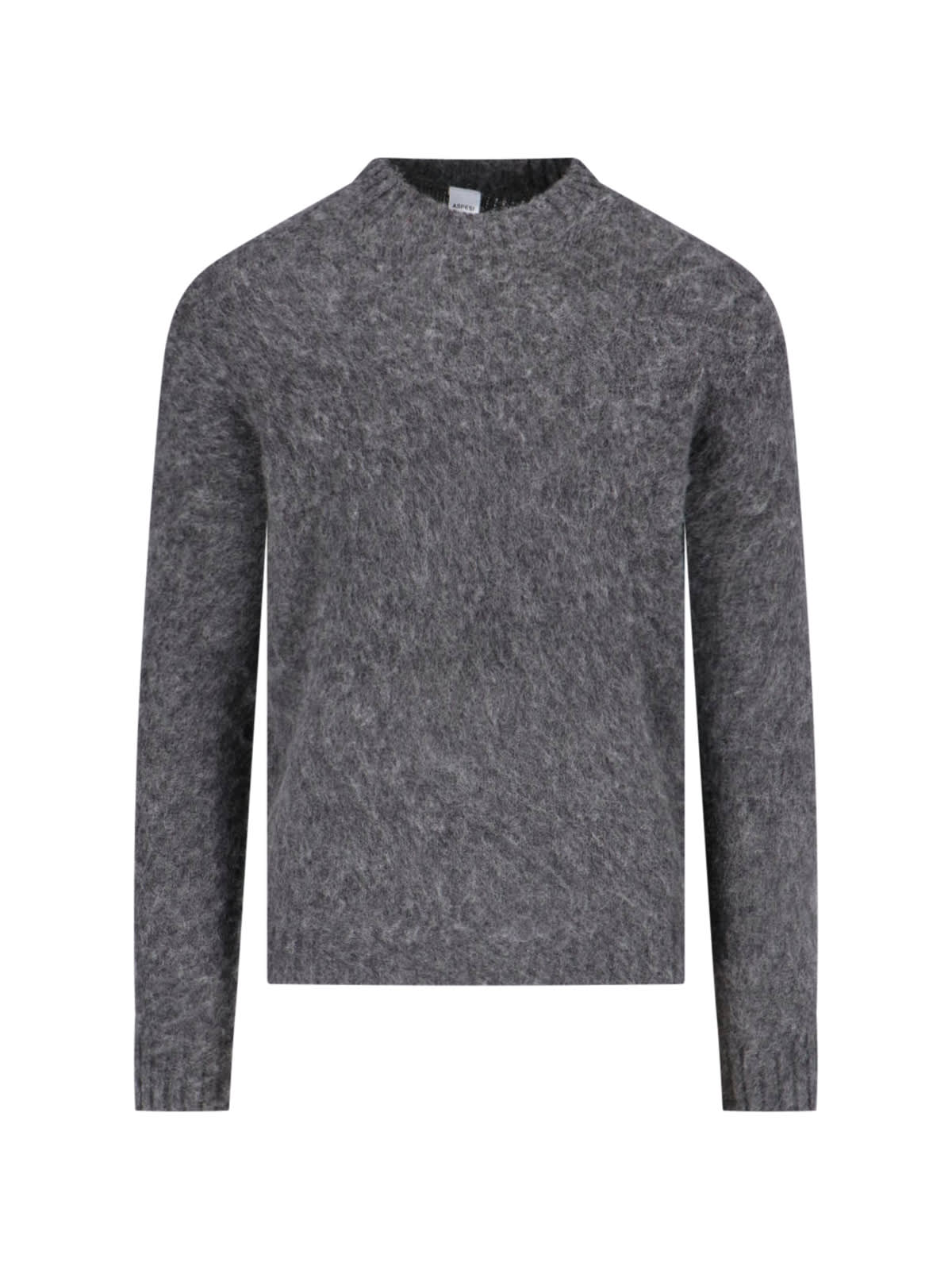 Shop Aspesi M183 Sweater In Gray