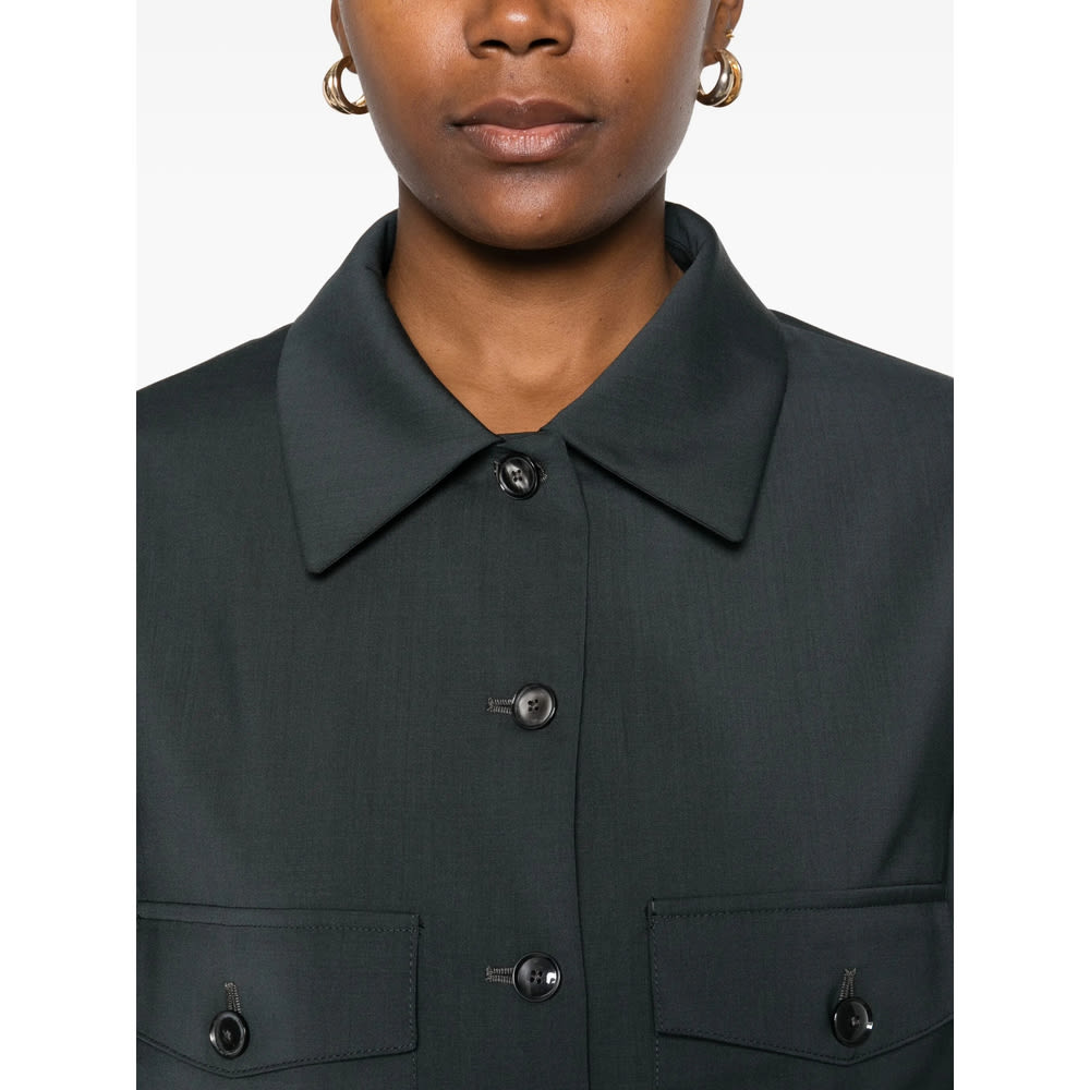 Barena Venezia Button-fastening Flap-pocket Jacket In Black