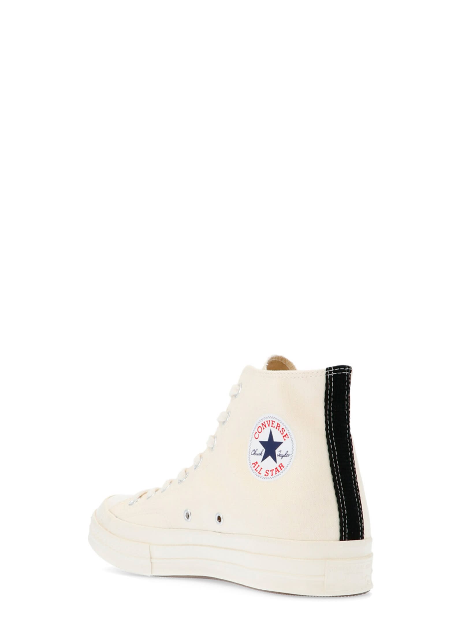 Shop Comme Des Garçons Play X Converse Sneakers In White
