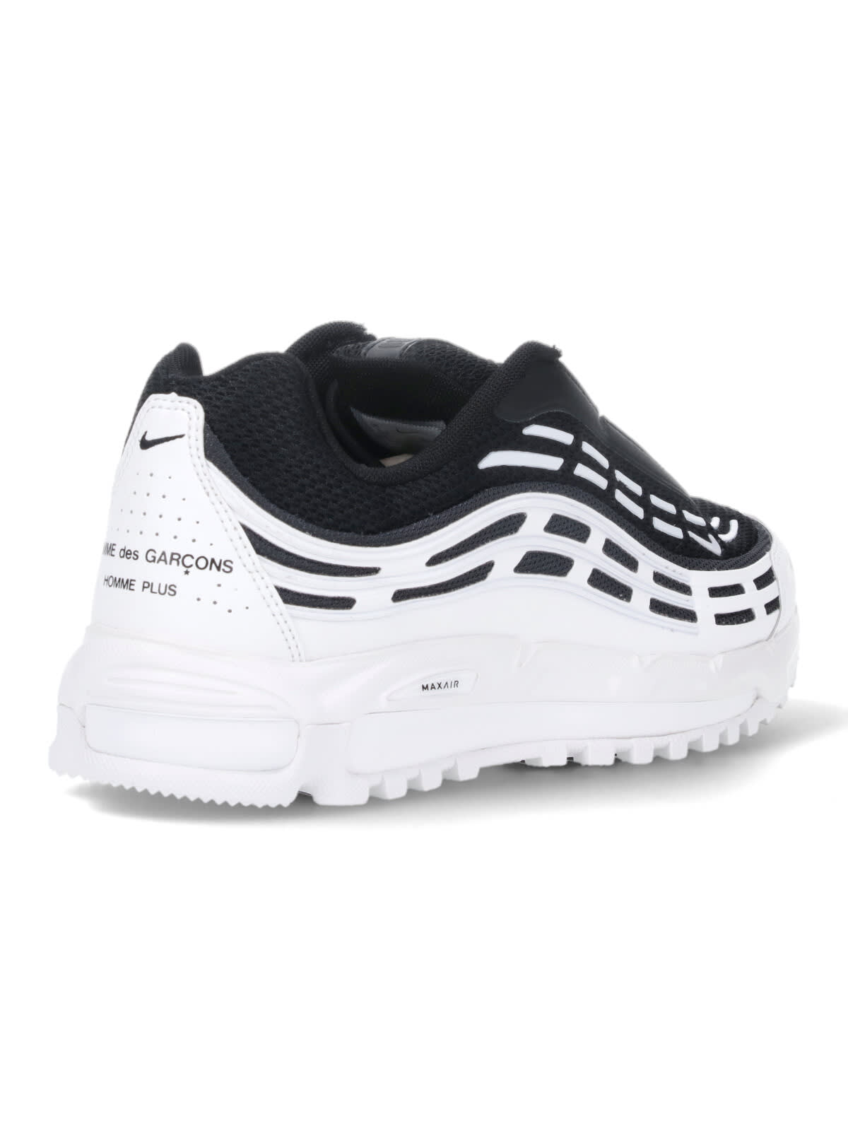 Comme Des Garçons Homme Deux Black & White Nike Edition Air Max Tl 2.5 Sp Sneakers In Black
