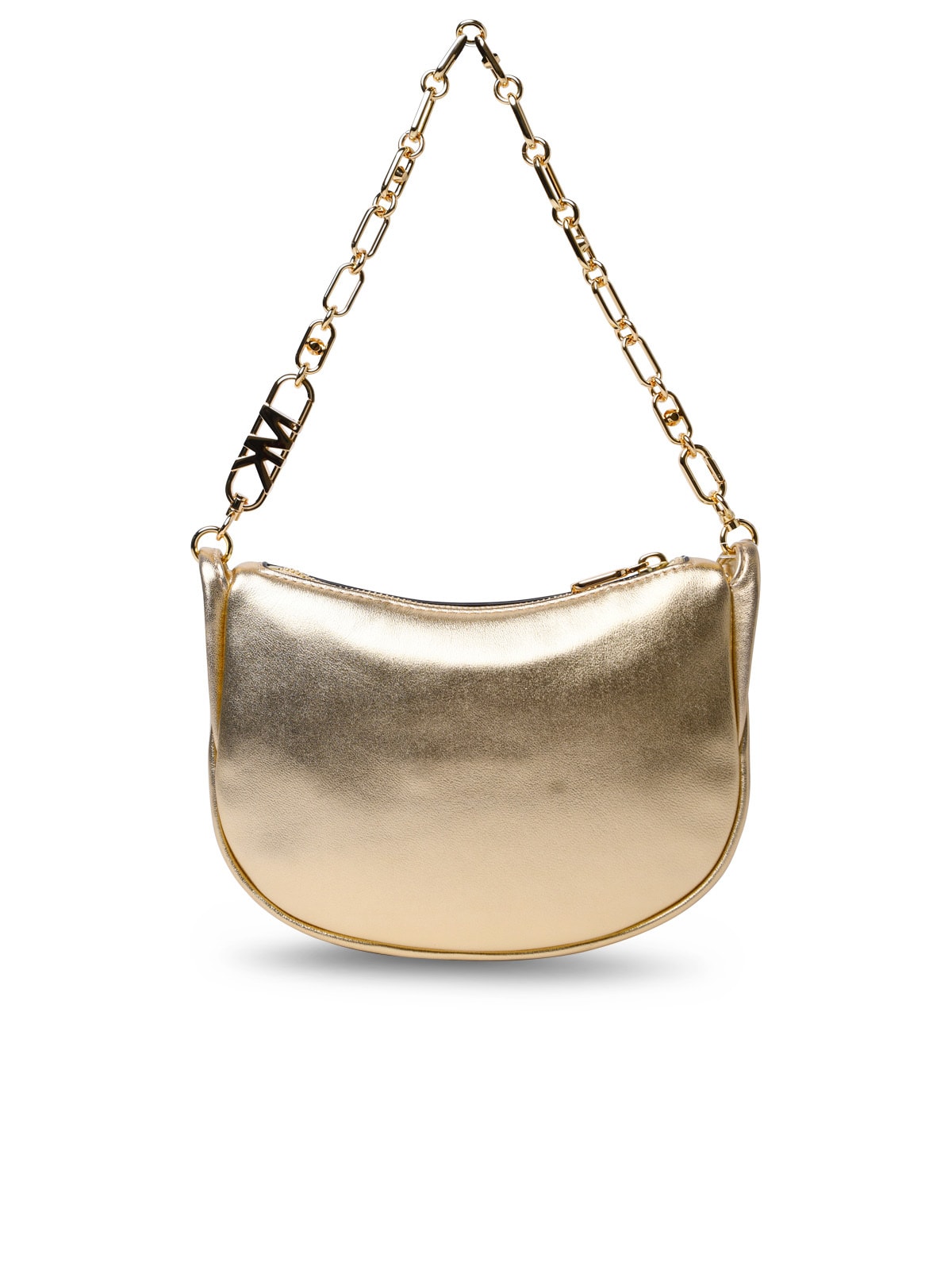 Shop Michael Michael Kors Pale Gold Kendall Leather Bag