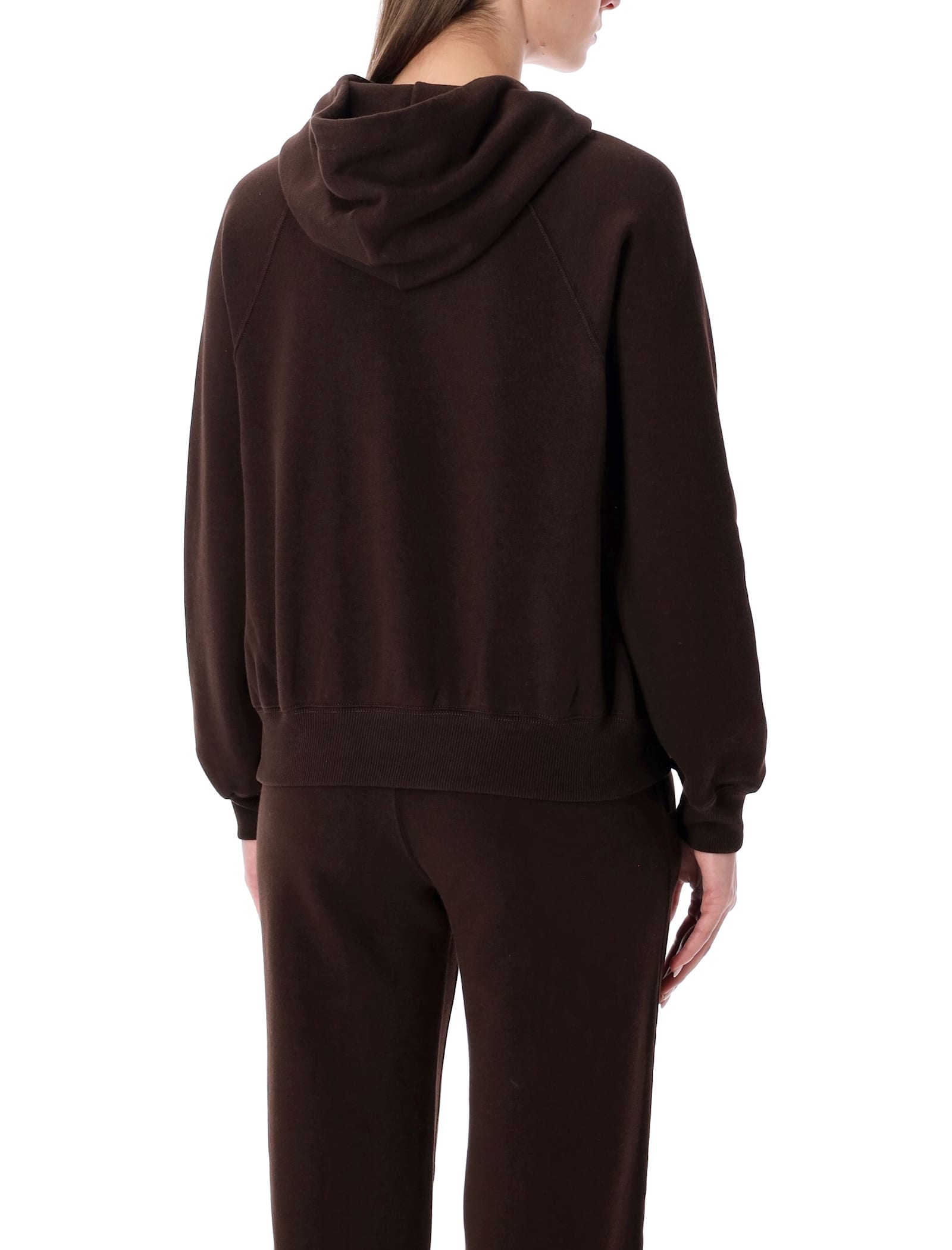 Polo Ralph Lauren Hoodie With Embroidered Pony Logo In Brown