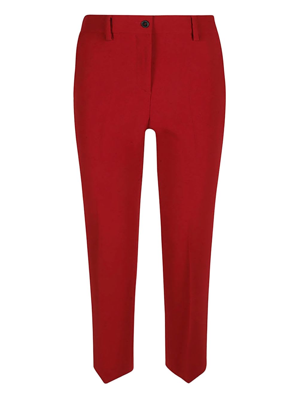 Alberto Biani Cady Flared Trousers In Red